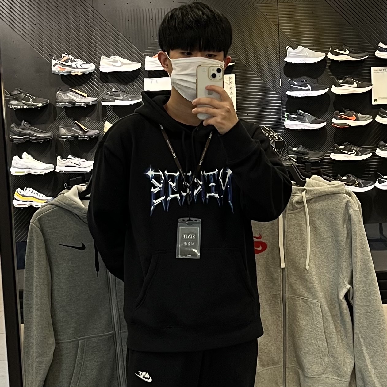 Nike x Samborghini SB Hoodie Black - Asia, Nike x Samborghini SB Hoodie Black - US/EU 착용 스타일 - 1