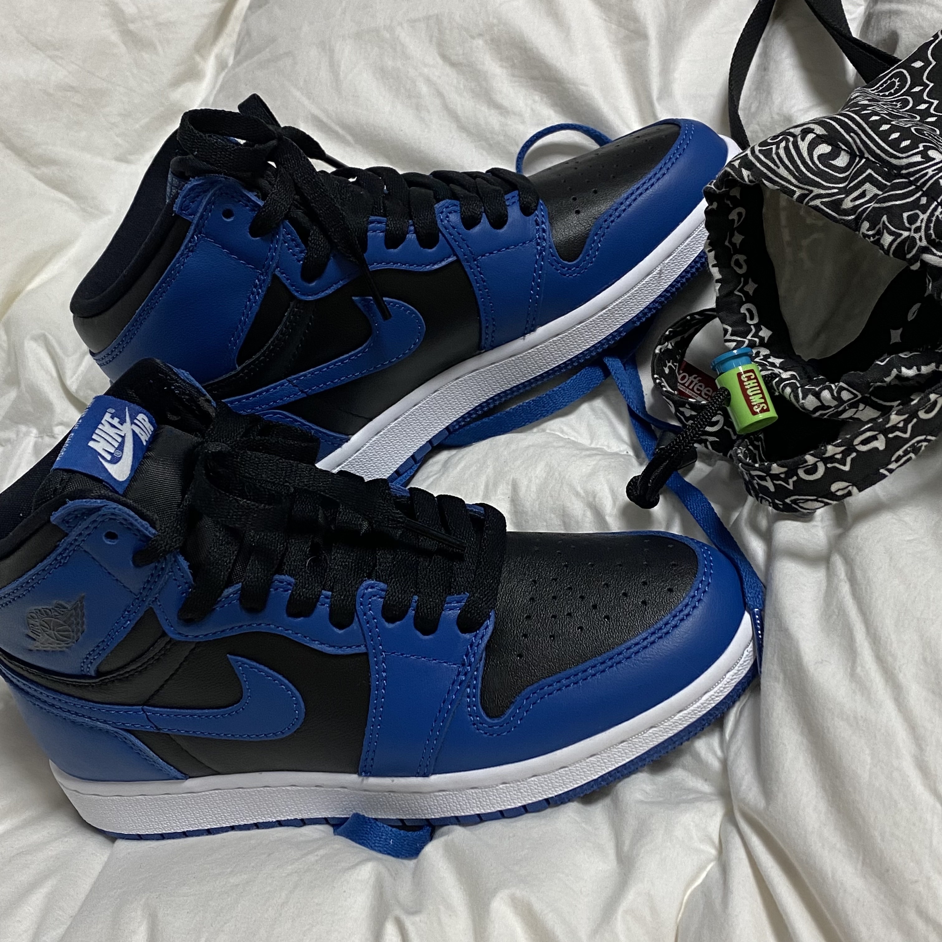 Jordan 1 Retro High OG Dark Marina Blue 착용 스타일 - 2