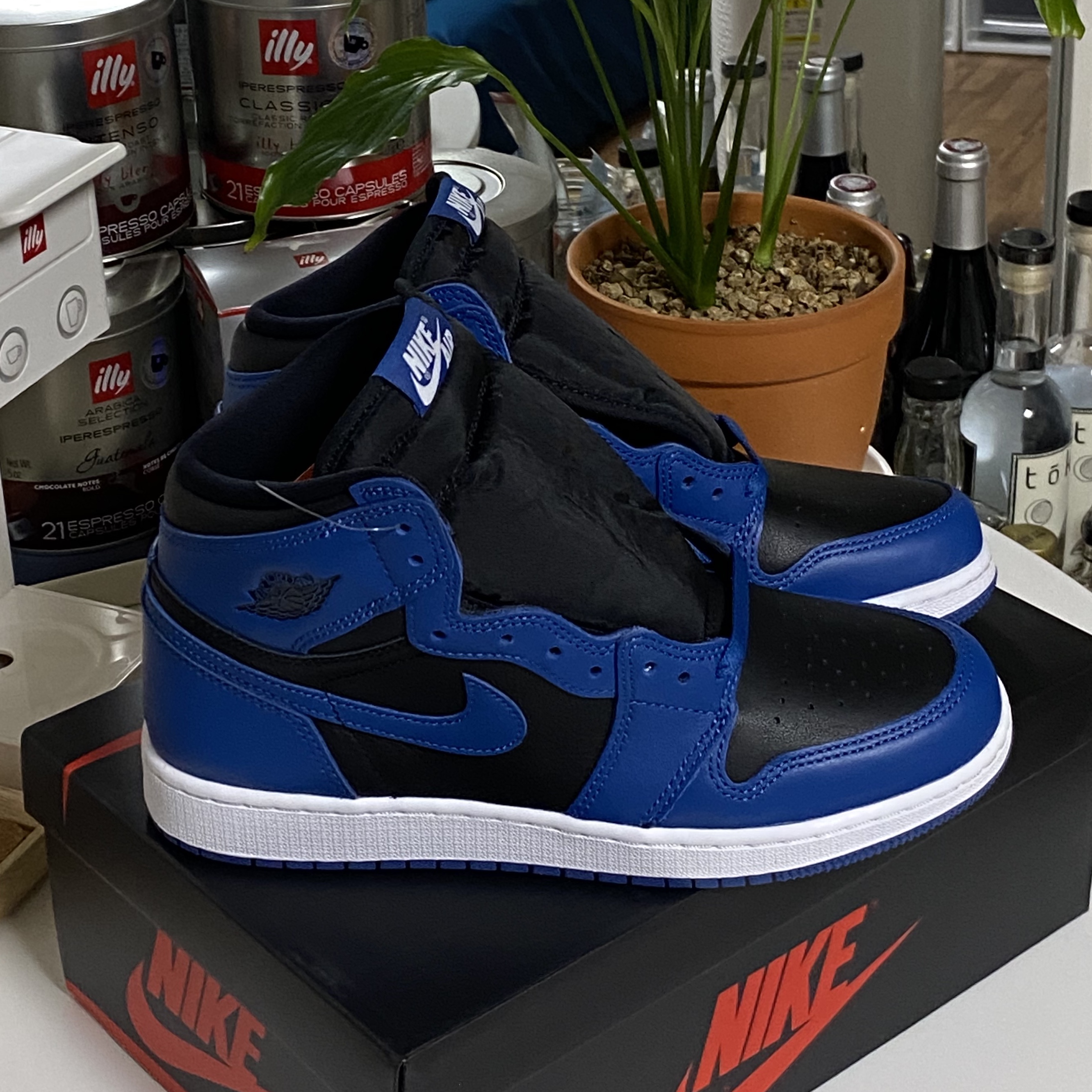Jordan 1 Retro High OG Dark Marina Blue, (GS) Jordan 1 Retro High OG Dark Marina Blue 착용 스타일