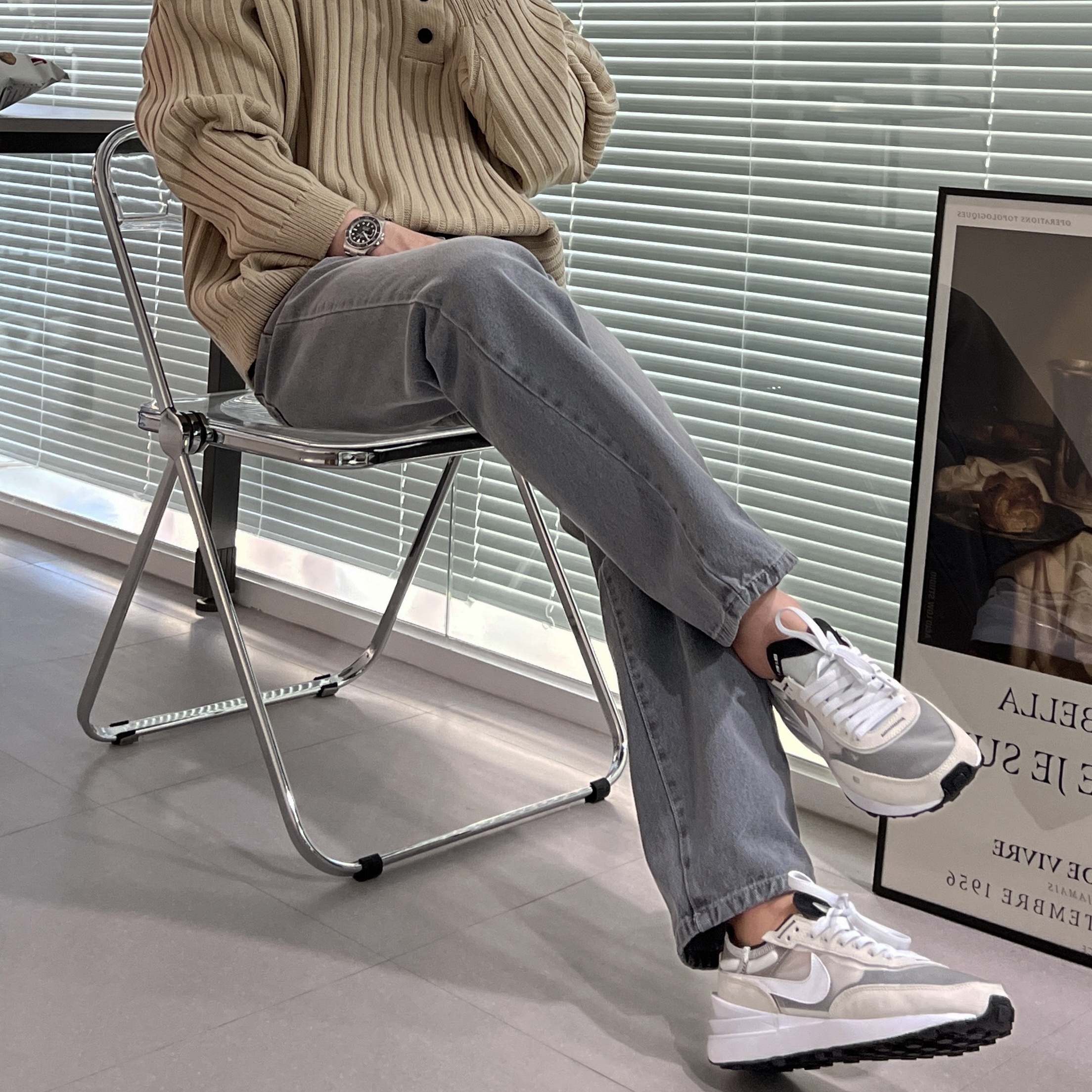 Nike Waffle One Infinite Lilac 착용 스타일 - 2