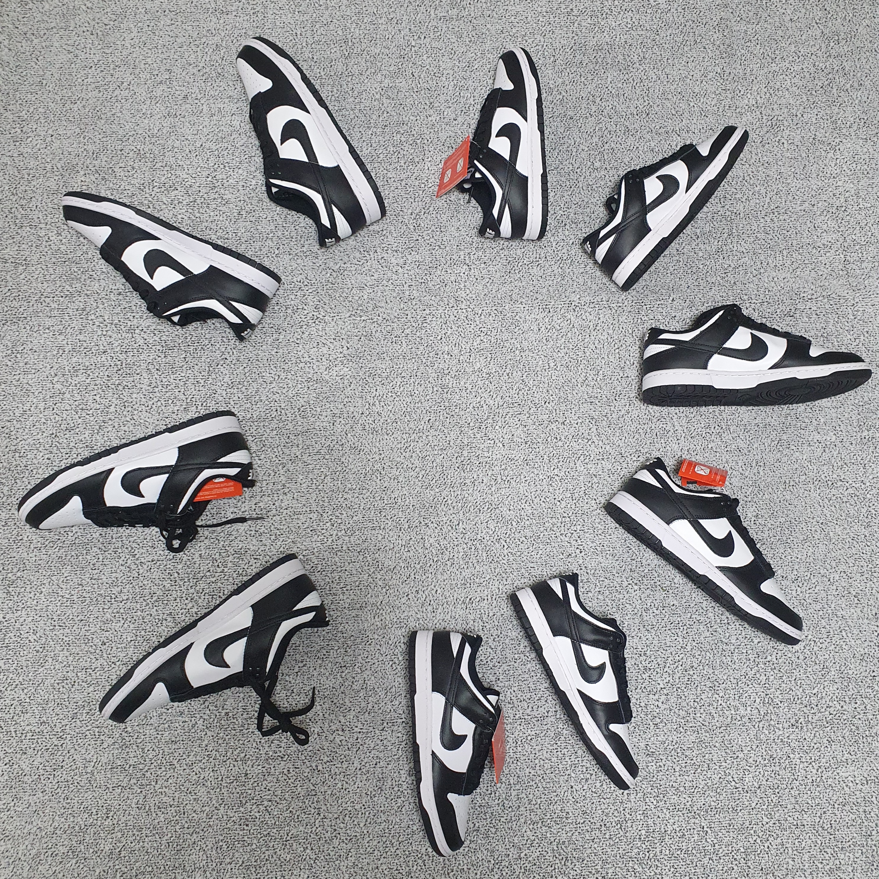 Nike Dunk Low Retro Black, (W) Nike Dunk Low Black 착용 스타일