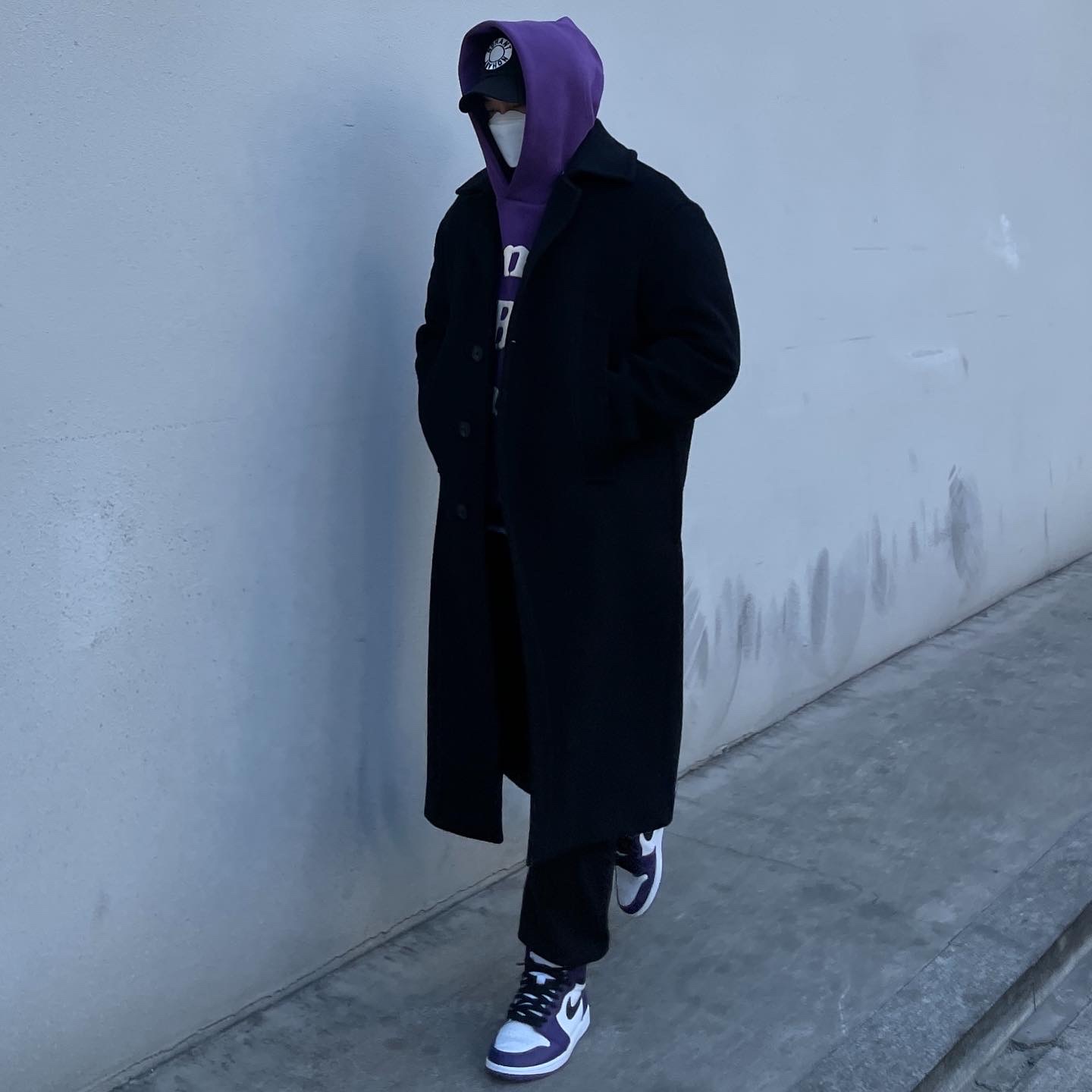 Jordan 1 Retro High OG Court Purple 2020 착용 스타일 - 2
