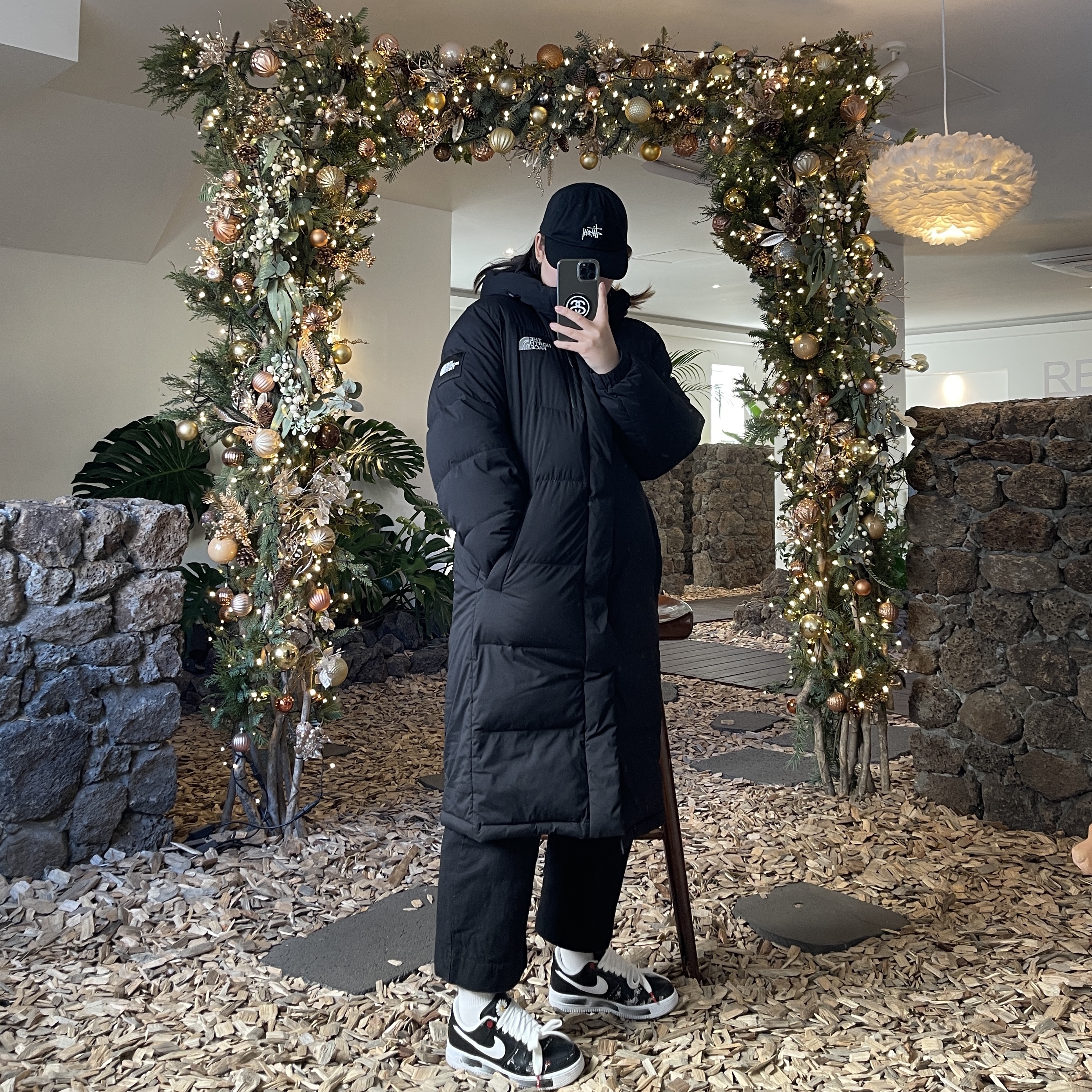 Nike x Peaceminusone Air Force 1 Low Para-Noise 착용 스타일