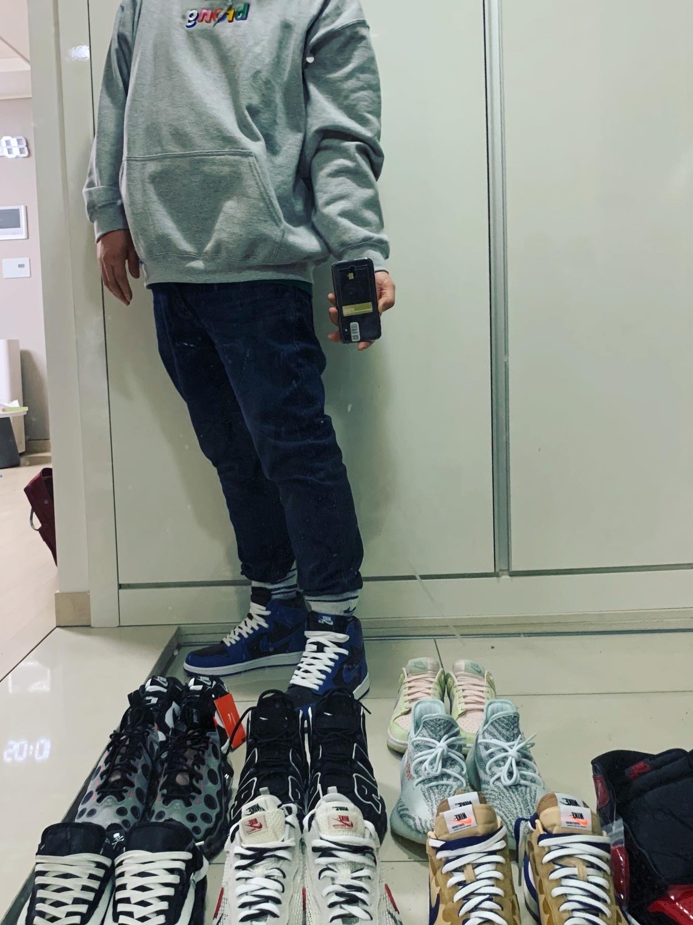 Vans Vault x Mastermind x END. Old Skool Cap LX Black, Nike x Sacai VaporWaffle Sesame and Blue Void 착용 스타일 - 2