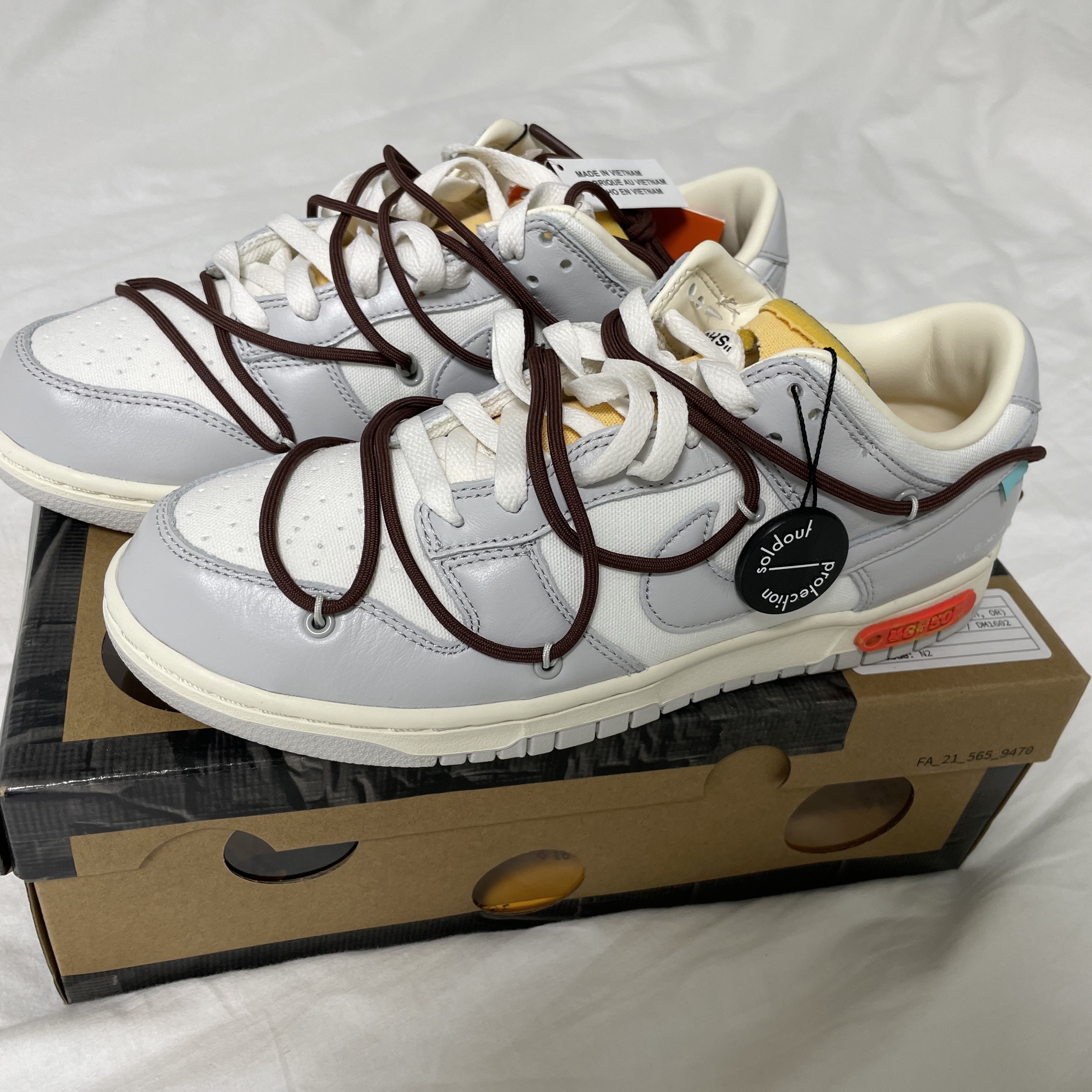 Nike x Off-White Dunk Low The 50 - Lot 46 착용 스타일