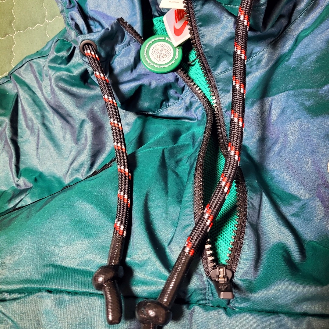 Nike x Cactus Plant Flea Market Anorak Teal 착용 스타일 - 2