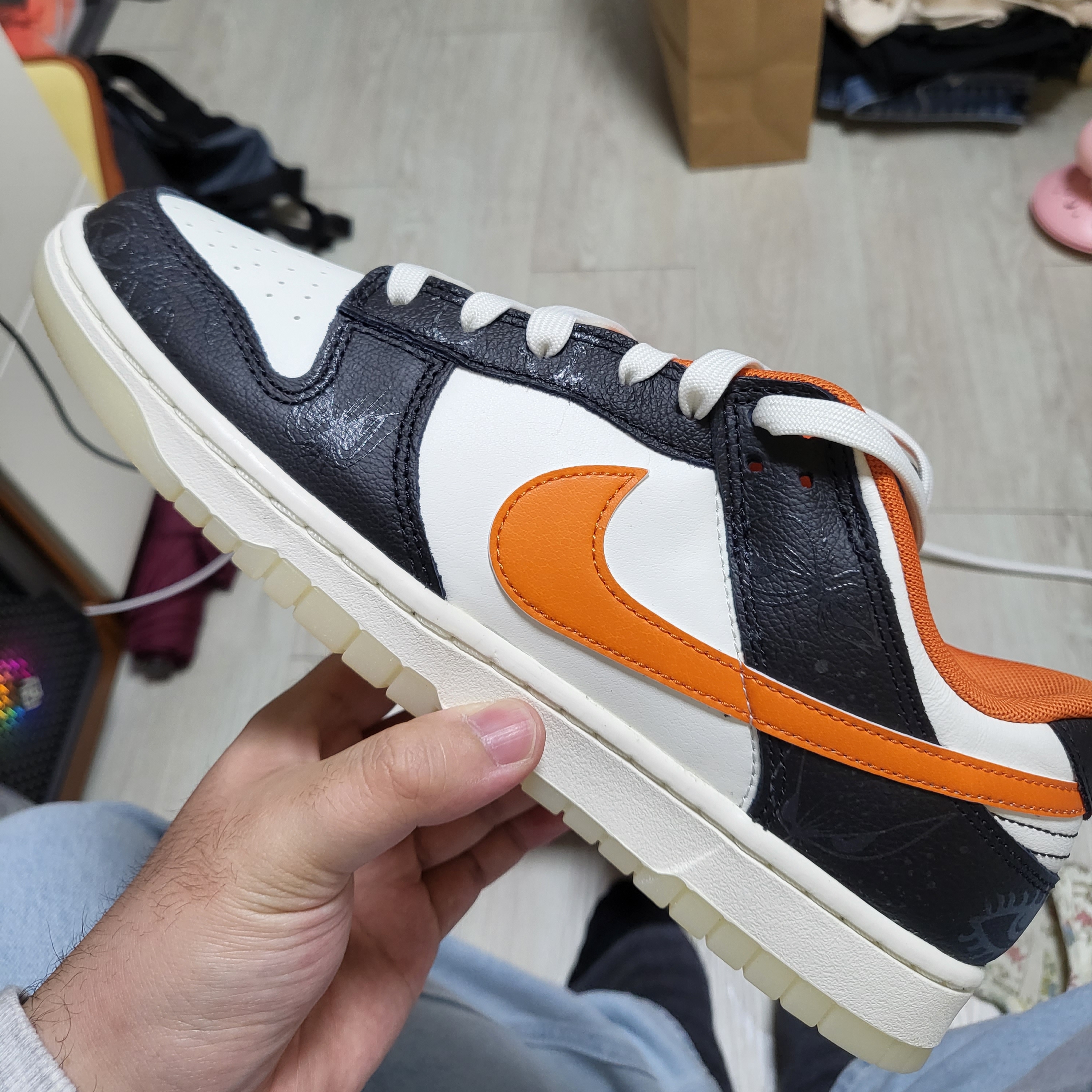 Nike Dunk Low Retro PRM Halloween 착용 스타일 - 2