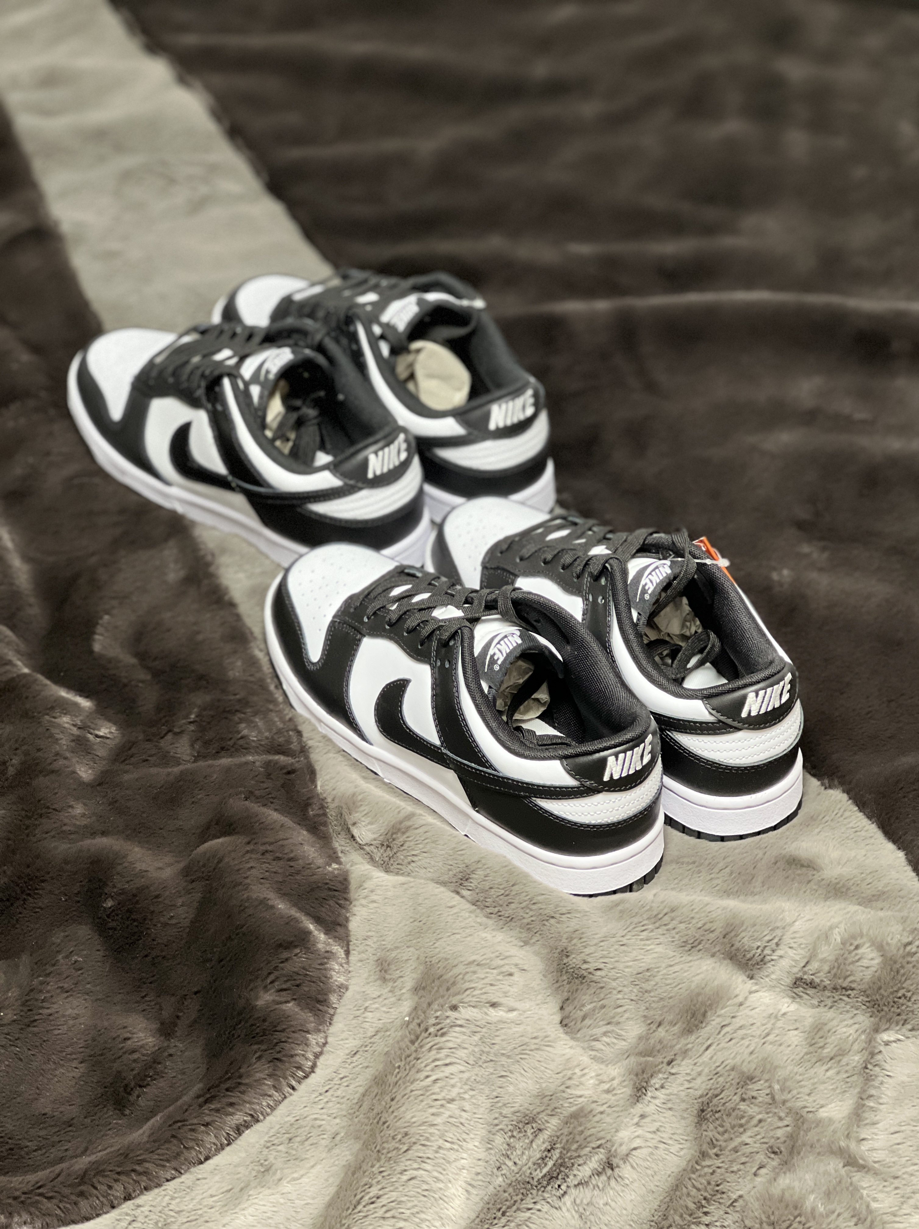 Nike Dunk Low Retro Black 착용 스타일 - 5