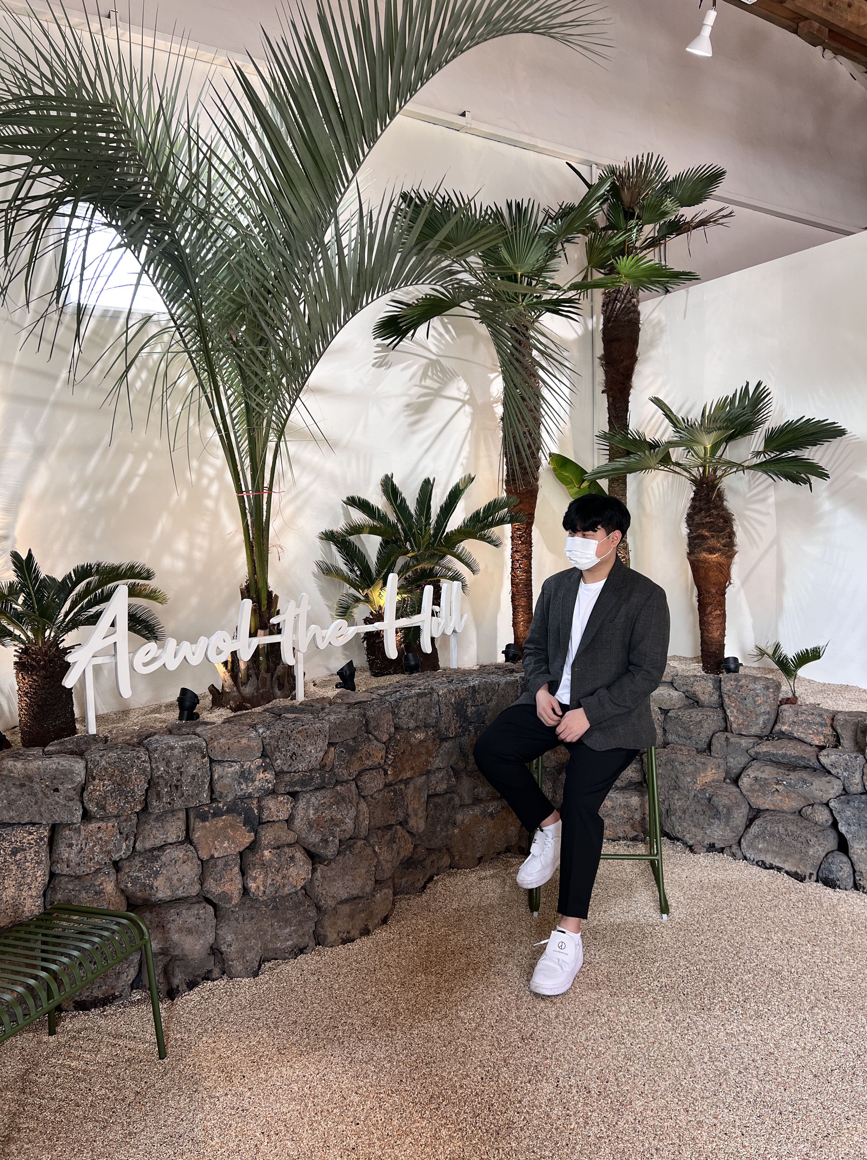 Nike x Peaceminusone Kwondo1 White 착용 스타일