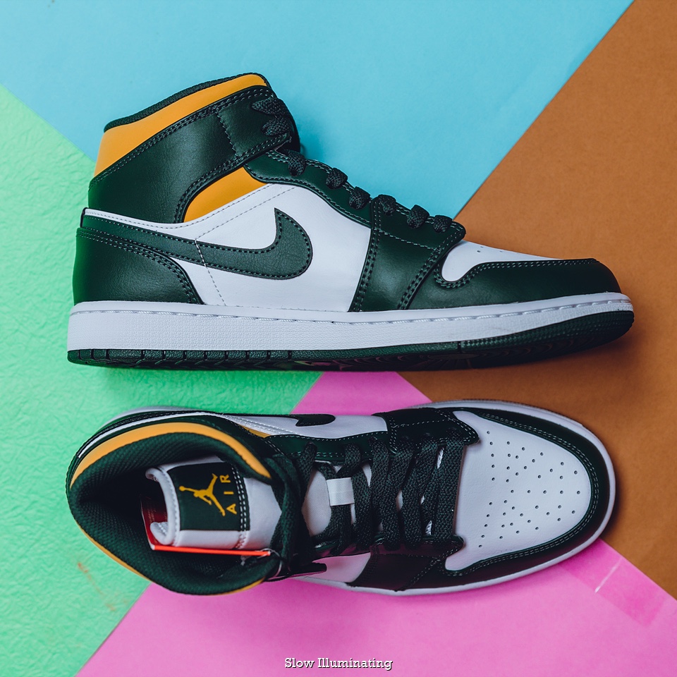 Jordan 1 Mid Sonics 2021 착용 스타일 - 1