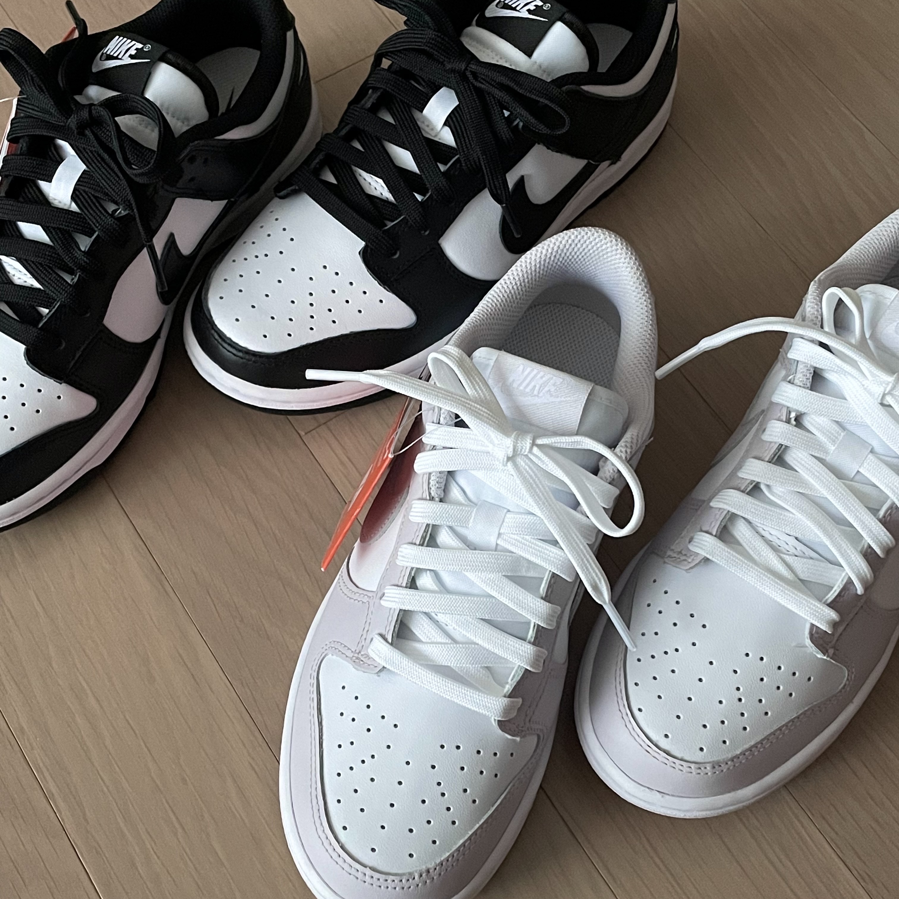 (W) Nike Dunk Low Venice, (W) Nike Dunk Low Black 착용 스타일 - 4
