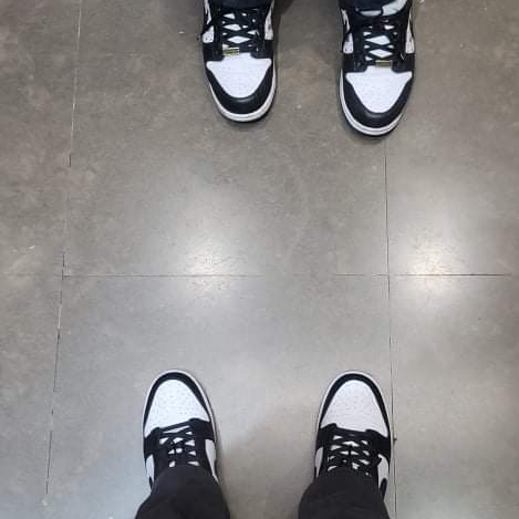 Nike Dunk Low Retro Black, Nike x Supreme SB Dunk Low Black 착용 스타일