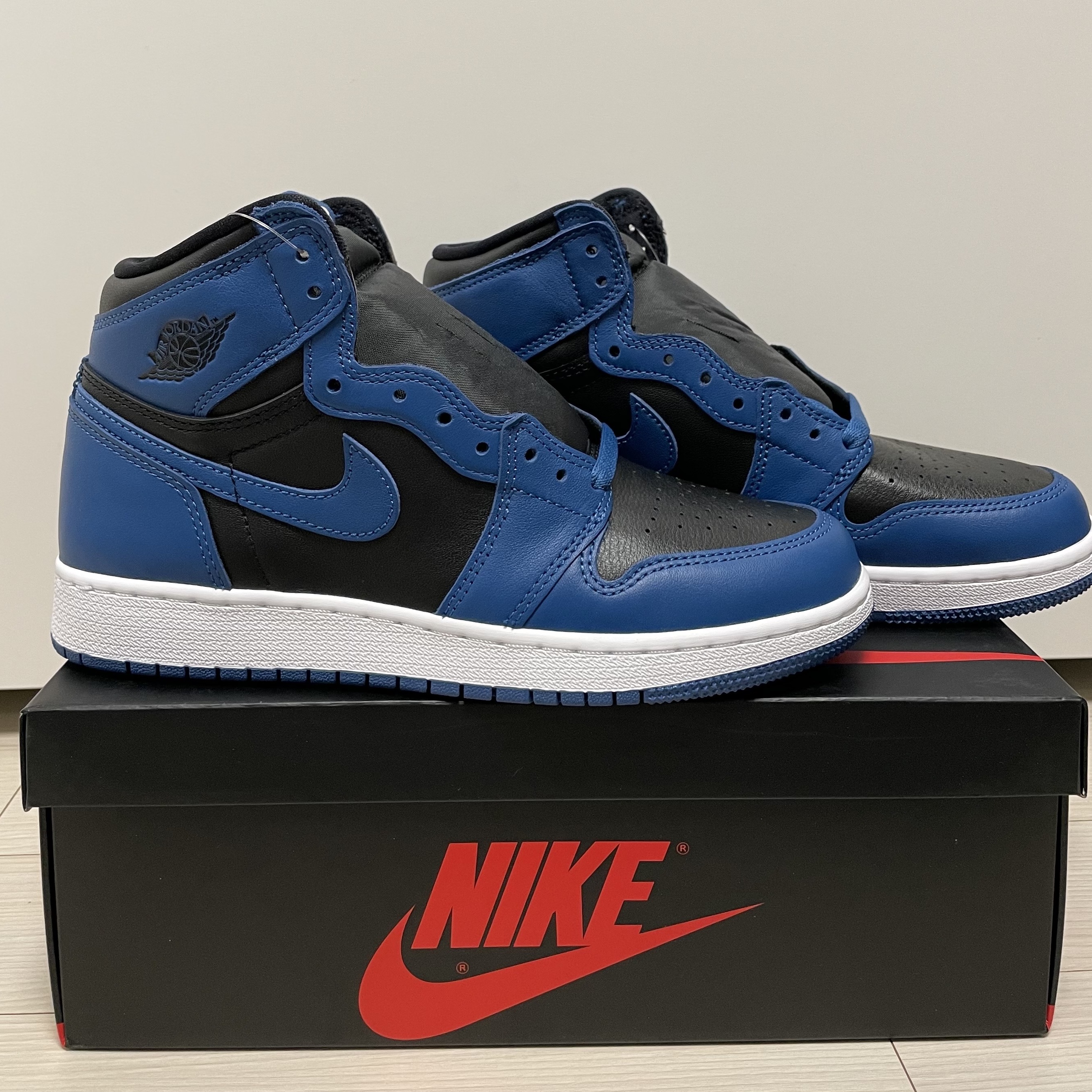 (GS) Jordan 1 Retro High OG Dark Marina Blue 착용 스타일