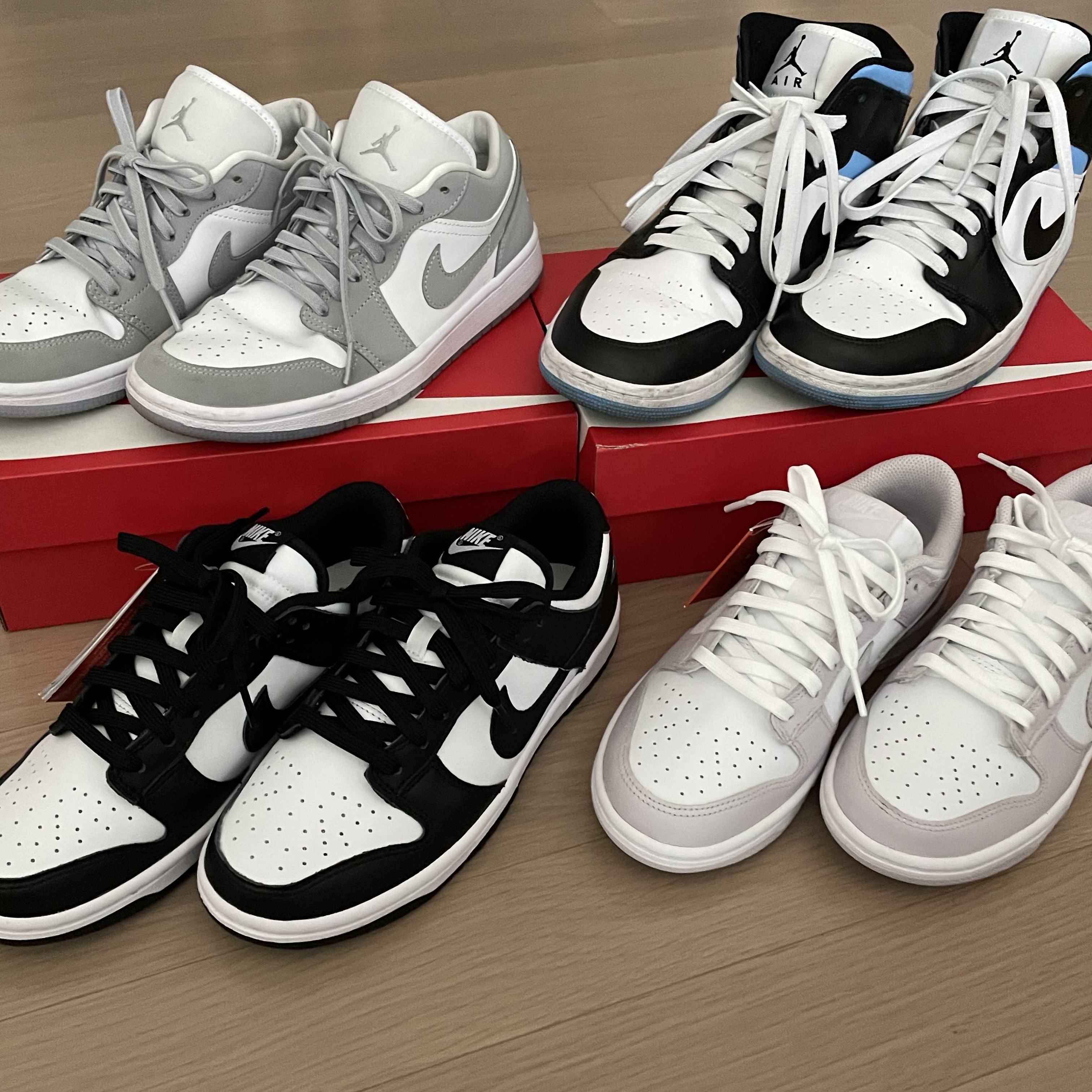 (W) Nike Dunk Low Venice, (W) Nike Dunk Low Black 착용 스타일 - 2