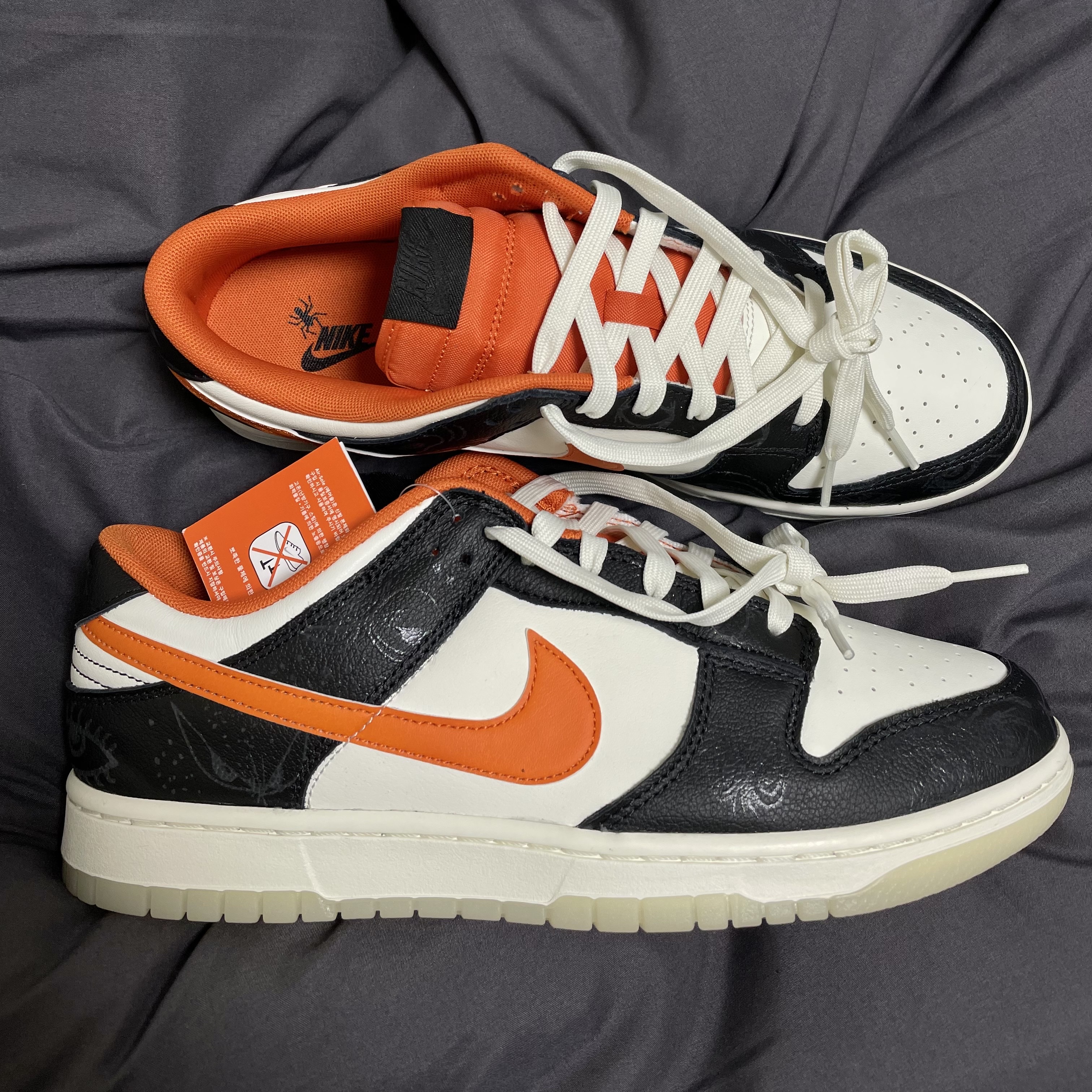 Nike Dunk Low Retro PRM Halloween 착용 스타일