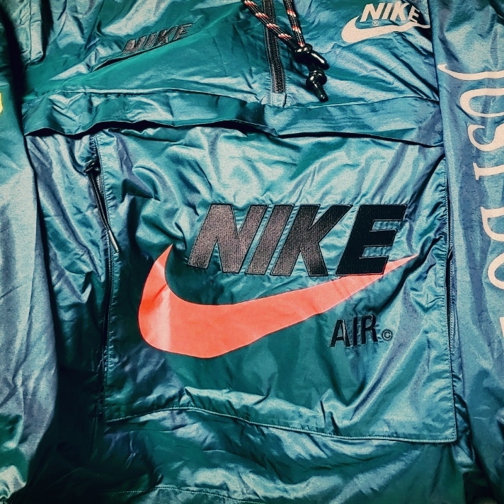 Nike x Cactus Plant Flea Market Anorak Teal 착용 스타일 - 3