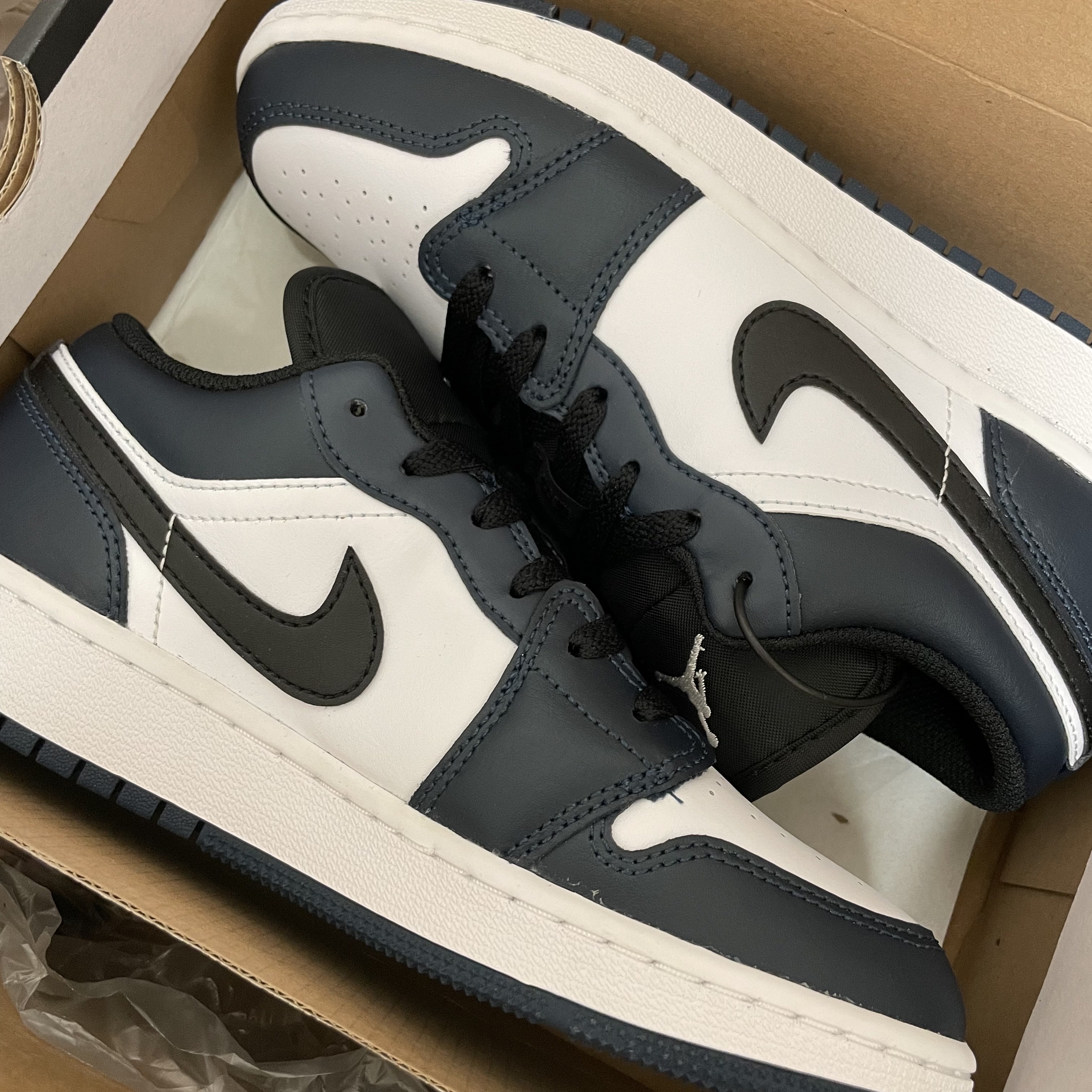 (GS) Jordan 1 Low Armory Navy 착용 스타일