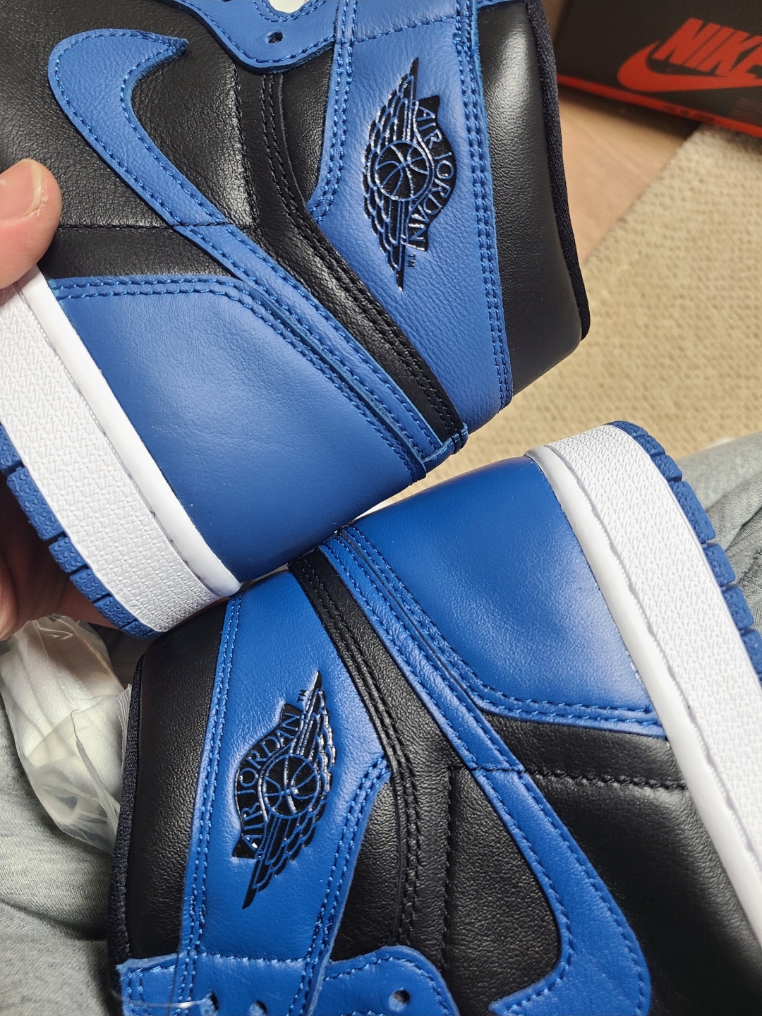 Jordan 1 Retro High OG Dark Marina Blue 착용 스타일