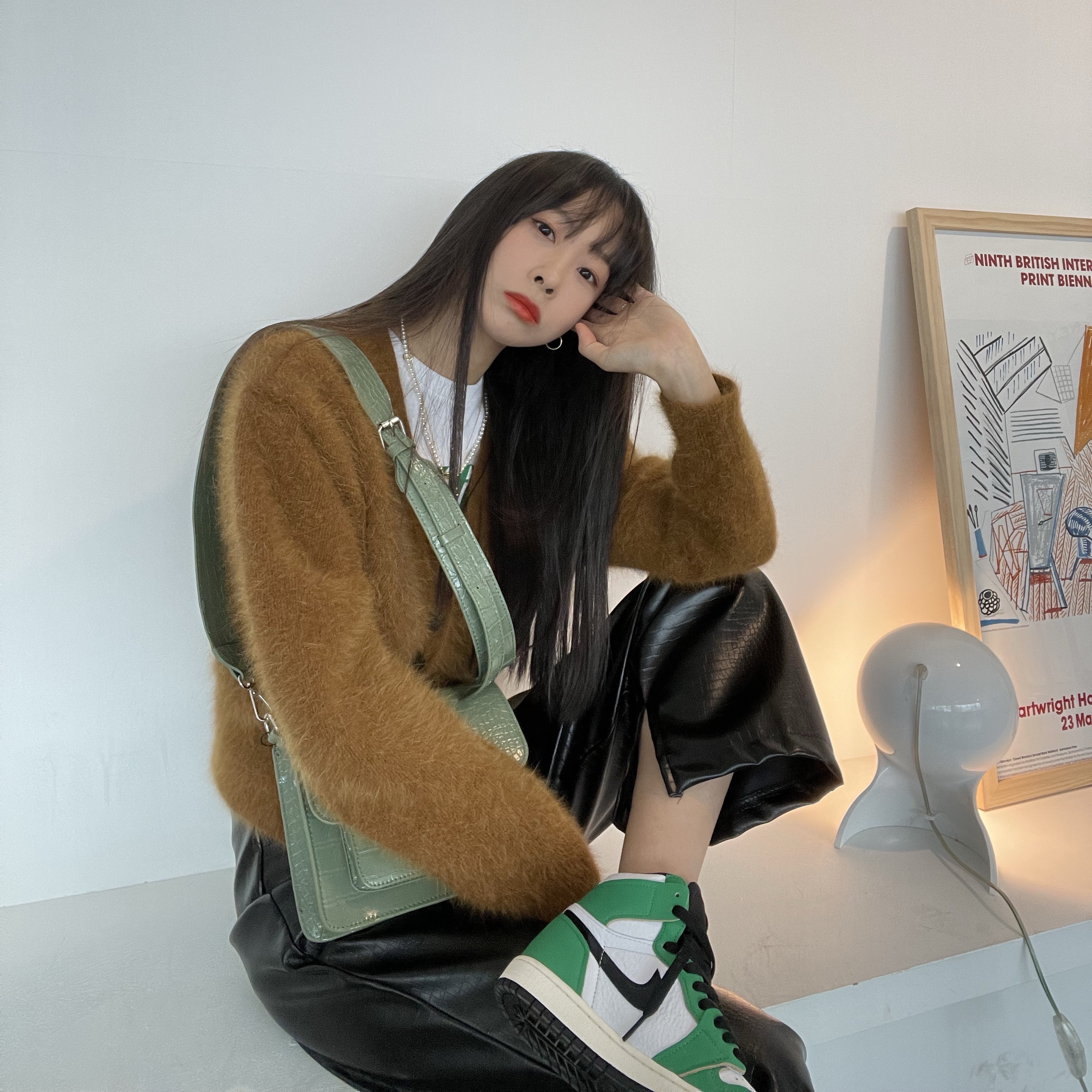 (W) Jordan 1 Retro High OG Lucky Green 착용 스타일
