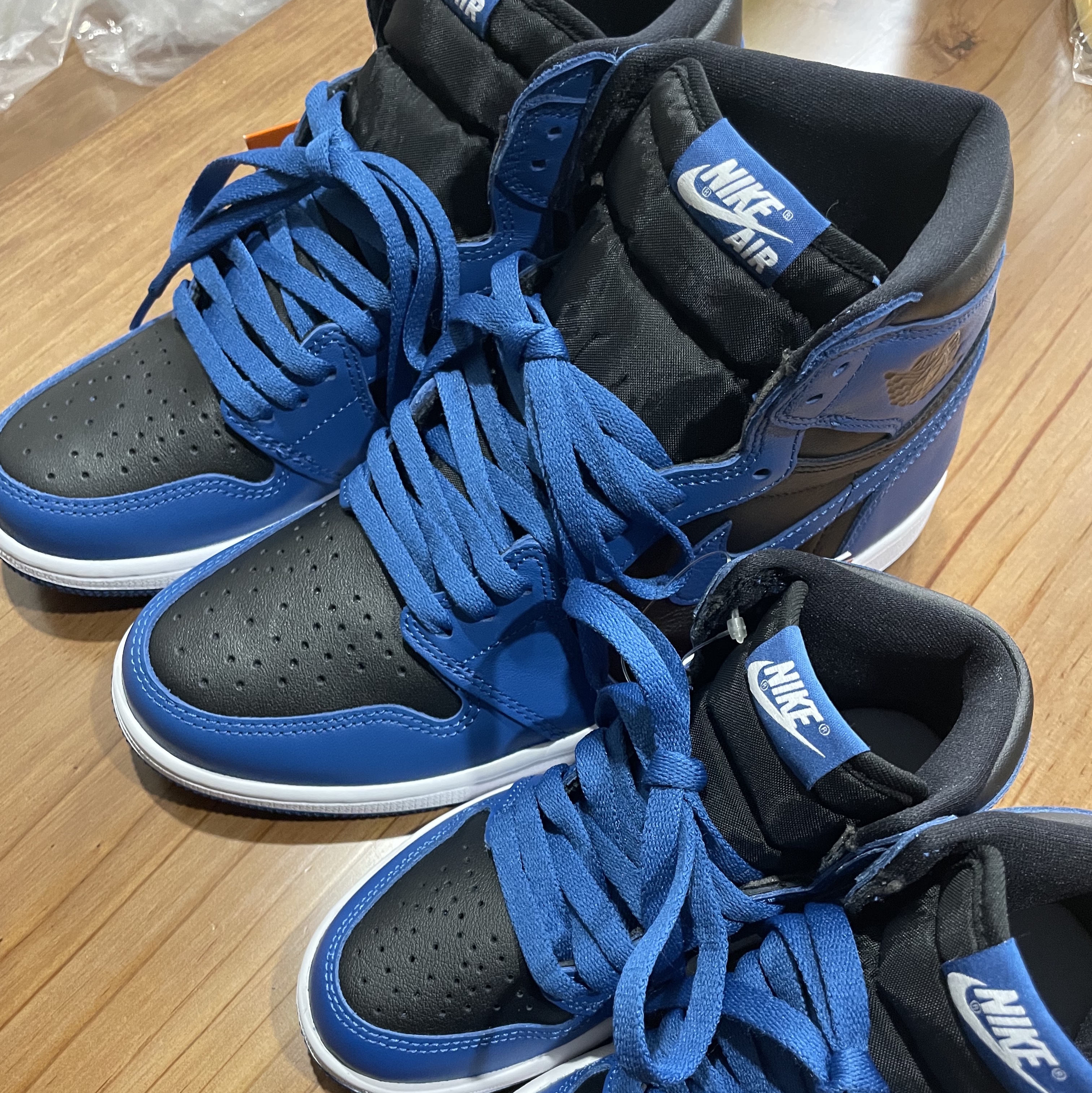 Jordan 1 Retro High OG Dark Marina Blue 착용 스타일