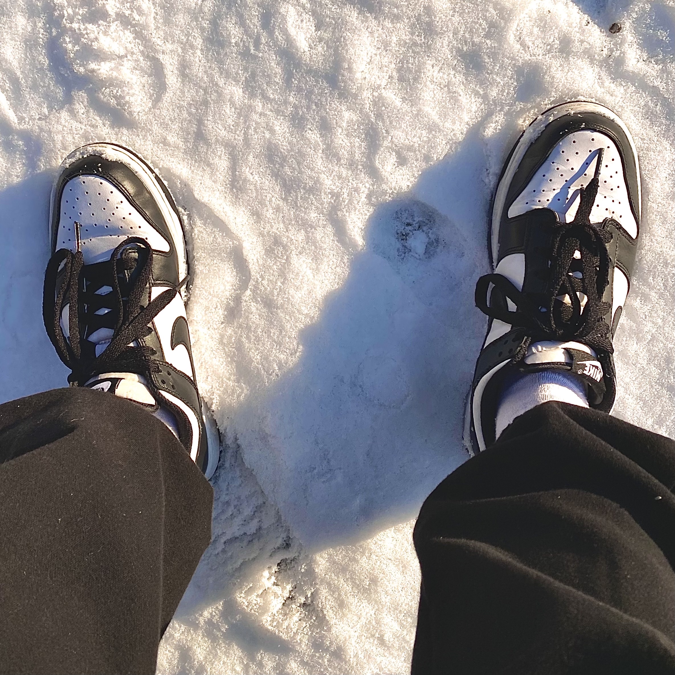Nike Dunk Low Retro Black, (W) Nike Dunk Low Black 착용 스타일