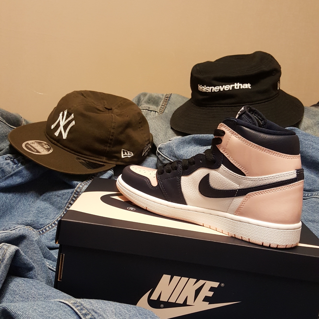 (W) Jordan 1 Retro High OG Atmosphere, (TD) Jordan 1 Retro High OG Atmosphere 착용 스타일 - 5