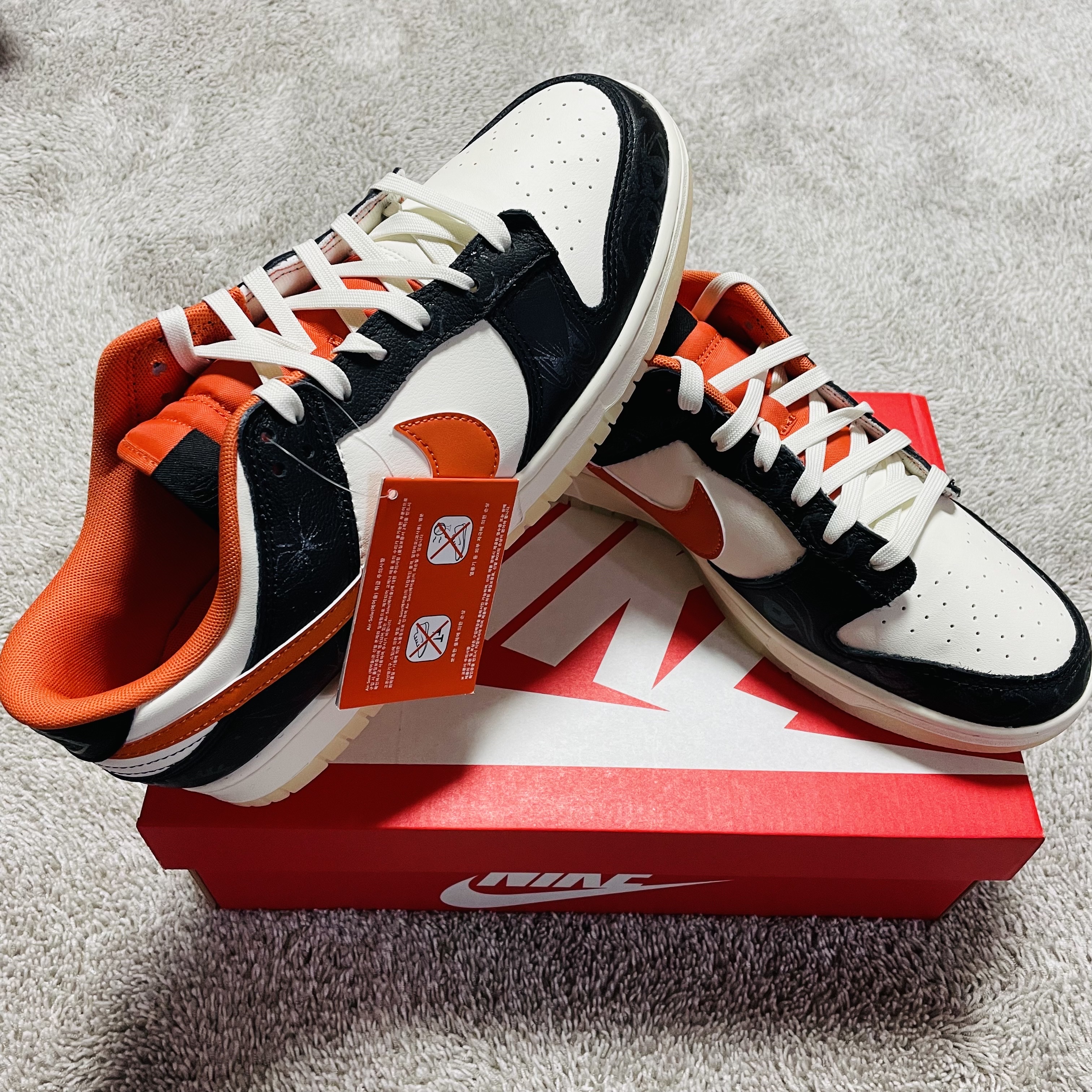 Nike Dunk Low Retro PRM Halloween 착용 스타일 - 1