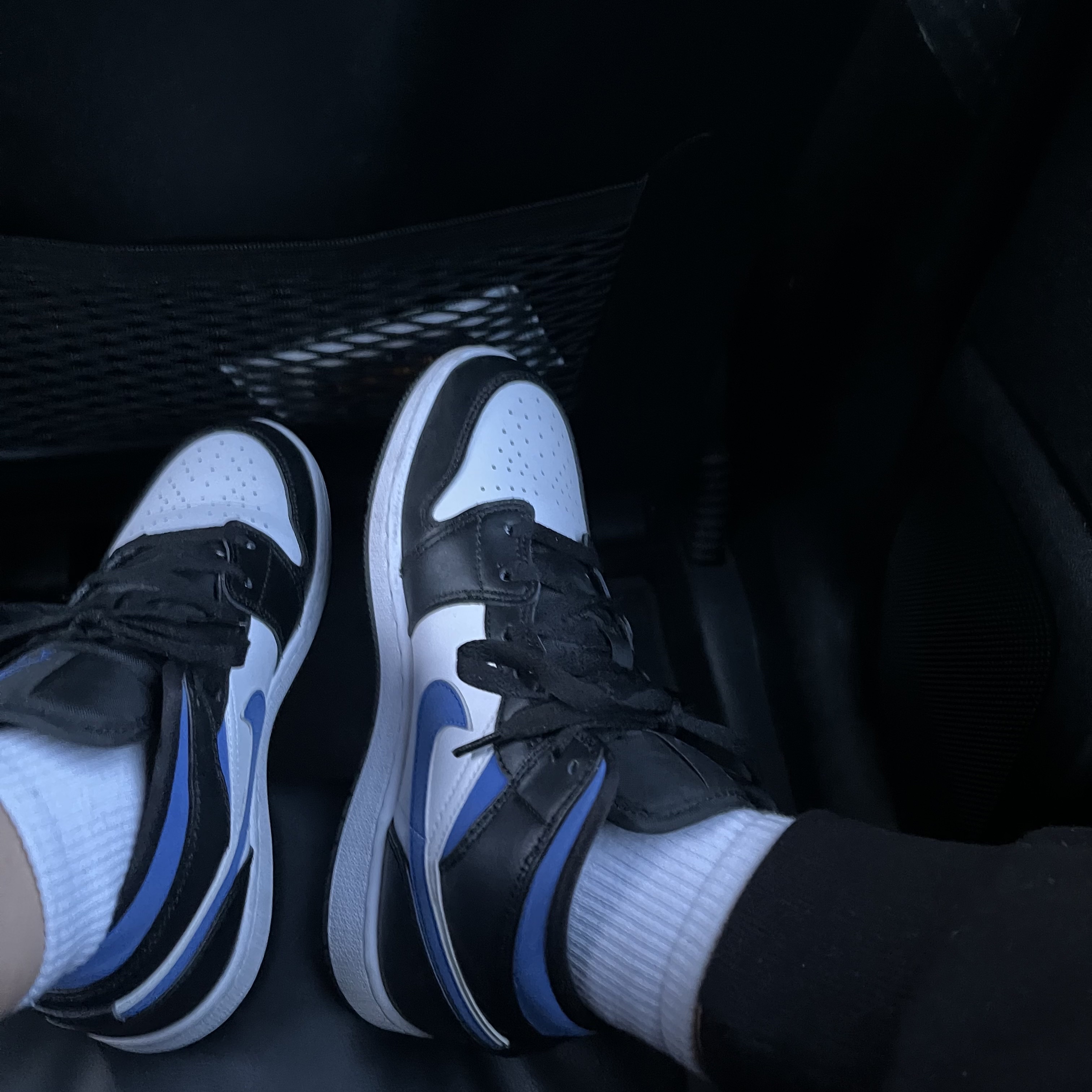 (GS) Jordan 1 Mid Racer Blue 착용 스타일 - 3