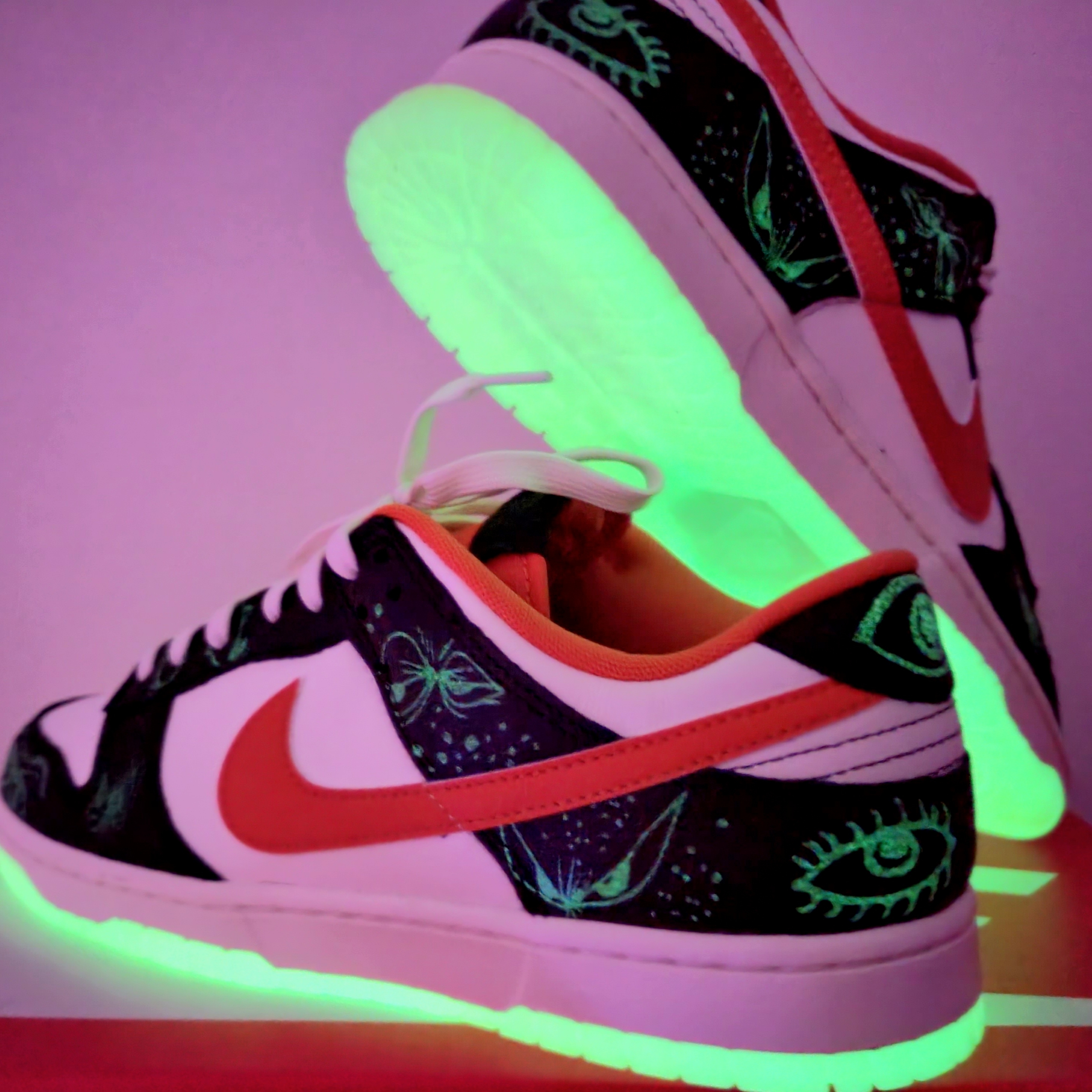 Nike Dunk Low Retro PRM Halloween 착용 스타일 - 1