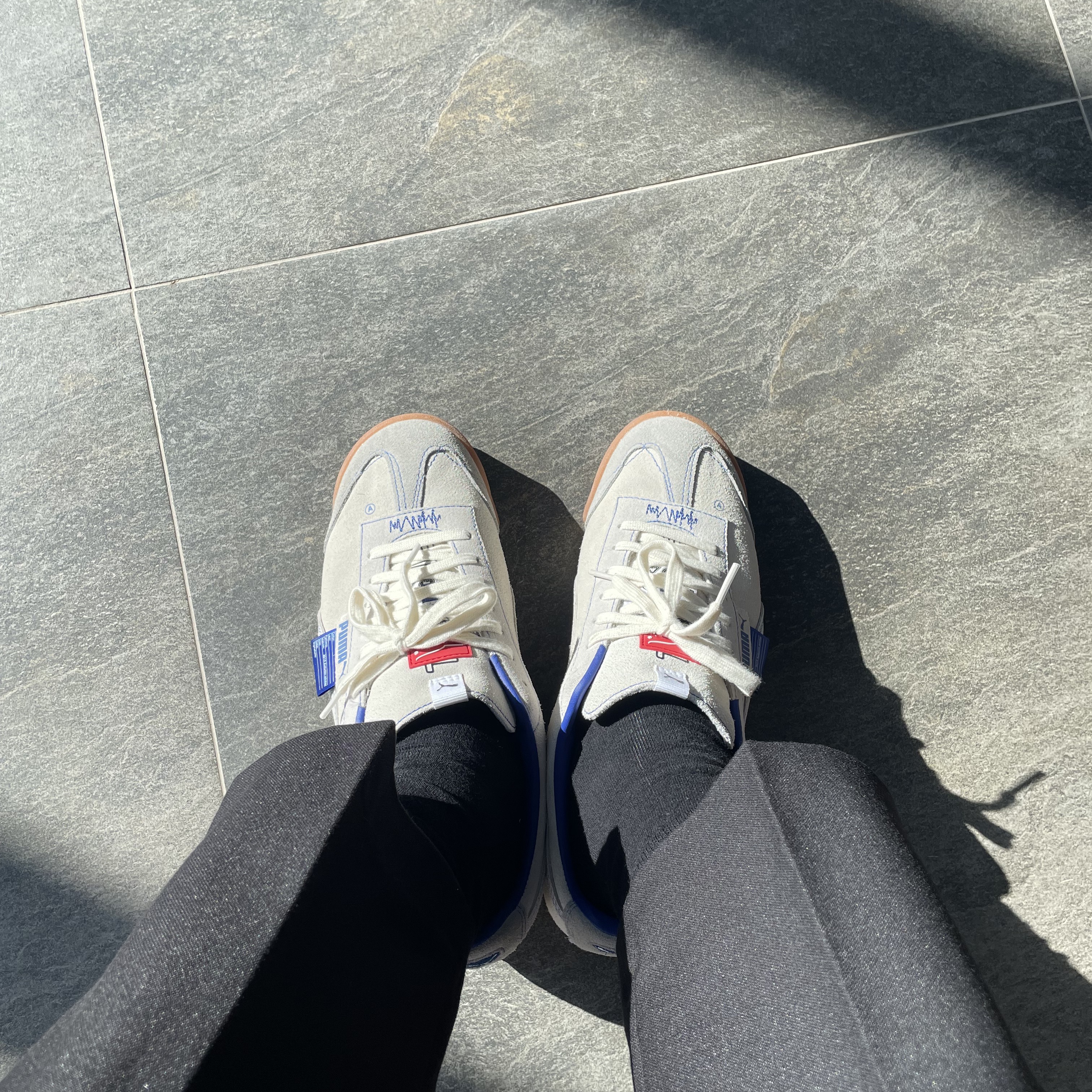 Puma x Ader Error Roma Whisper White 착용 스타일