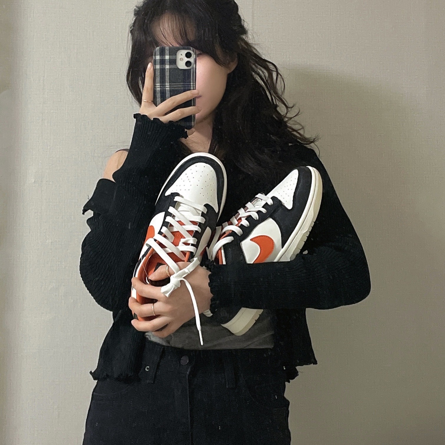 Nike Dunk Low Retro PRM Halloween 착용 스타일 - 2