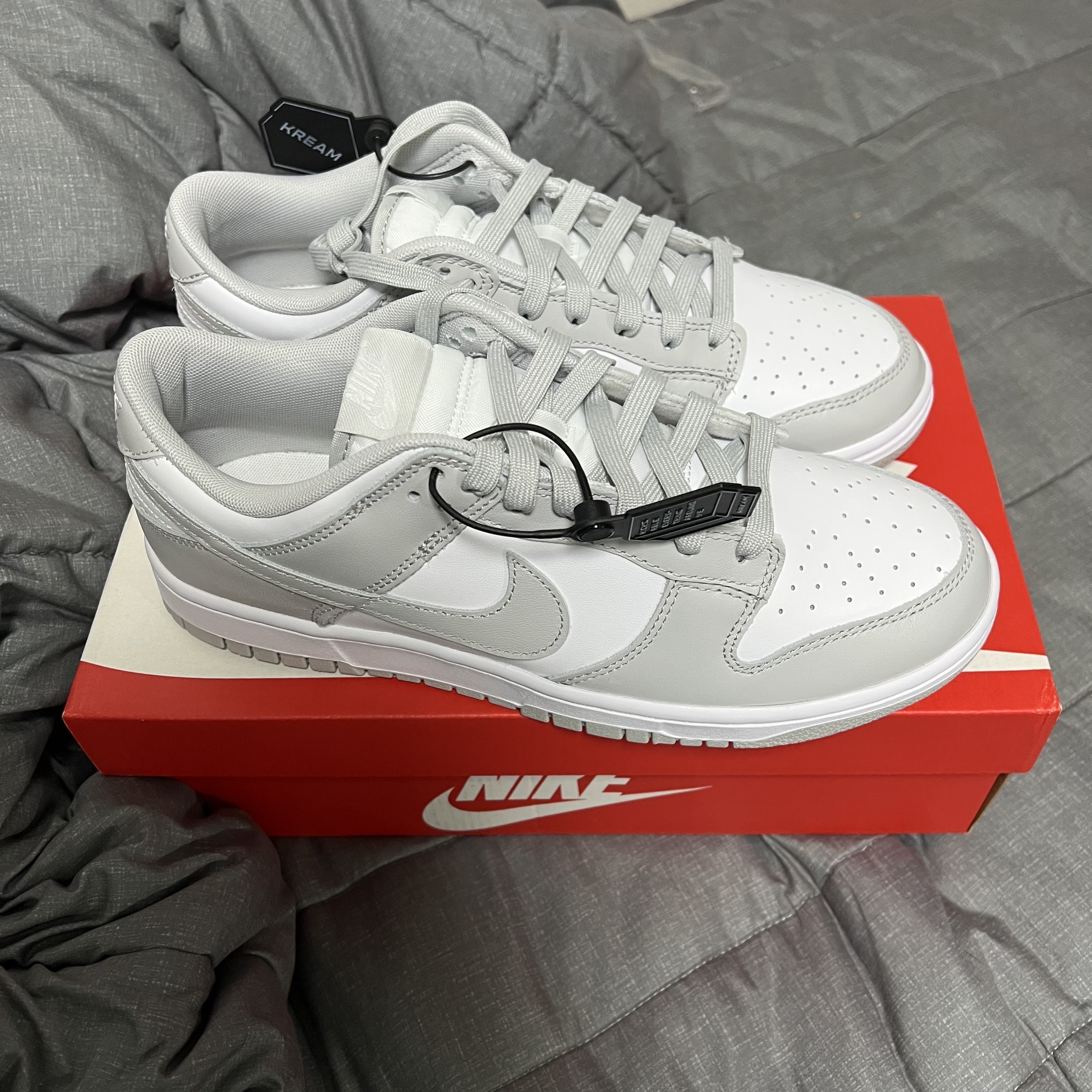 Nike Dunk Low Retro Grey Fog 착용 스타일 - 4