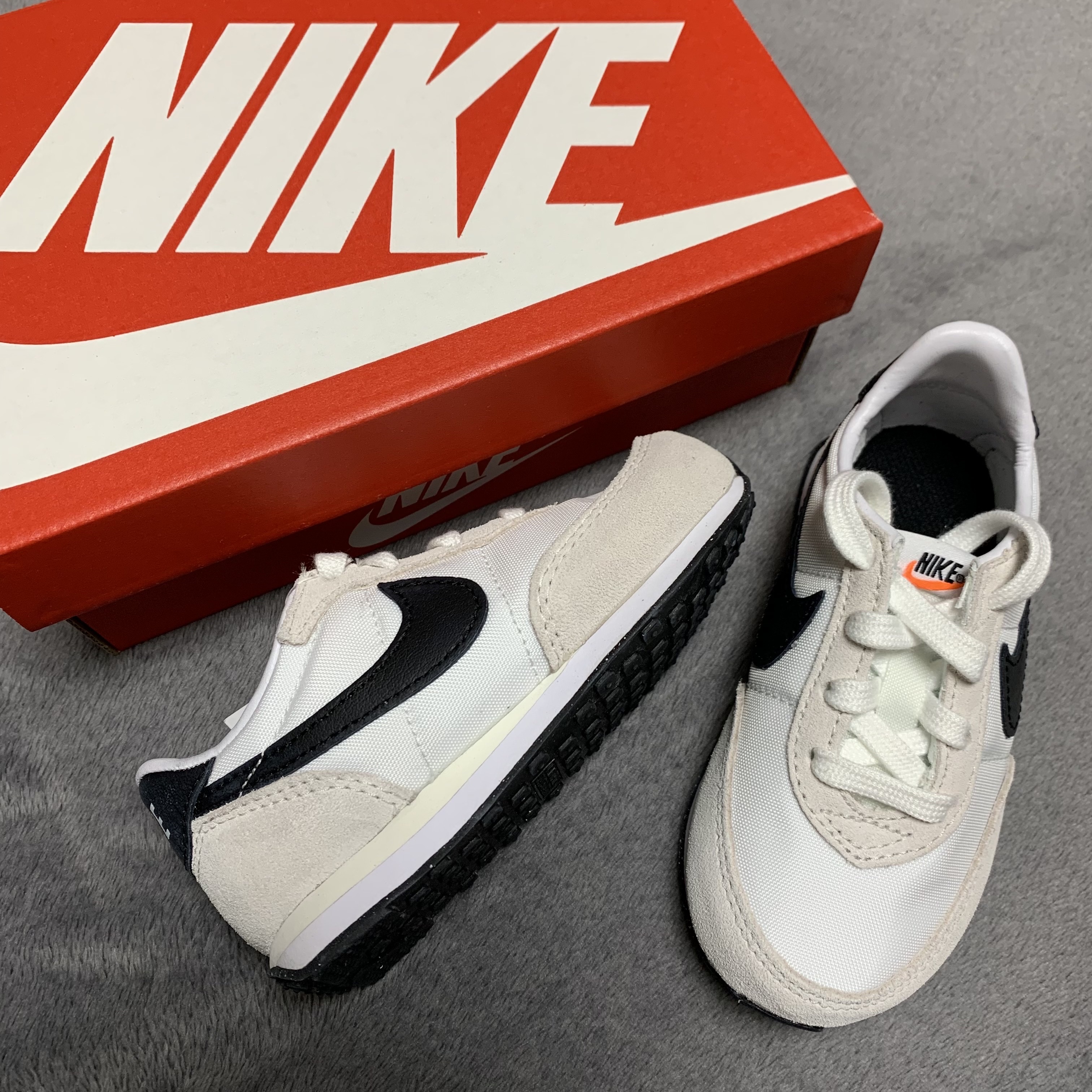 (PS) Nike Waffle Trainer 2 White Black 착용 스타일
