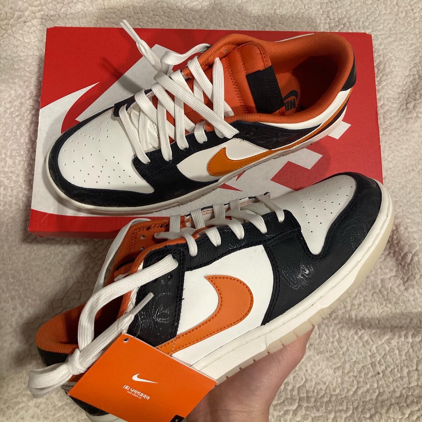 Nike Dunk Low Retro PRM Halloween 착용 스타일