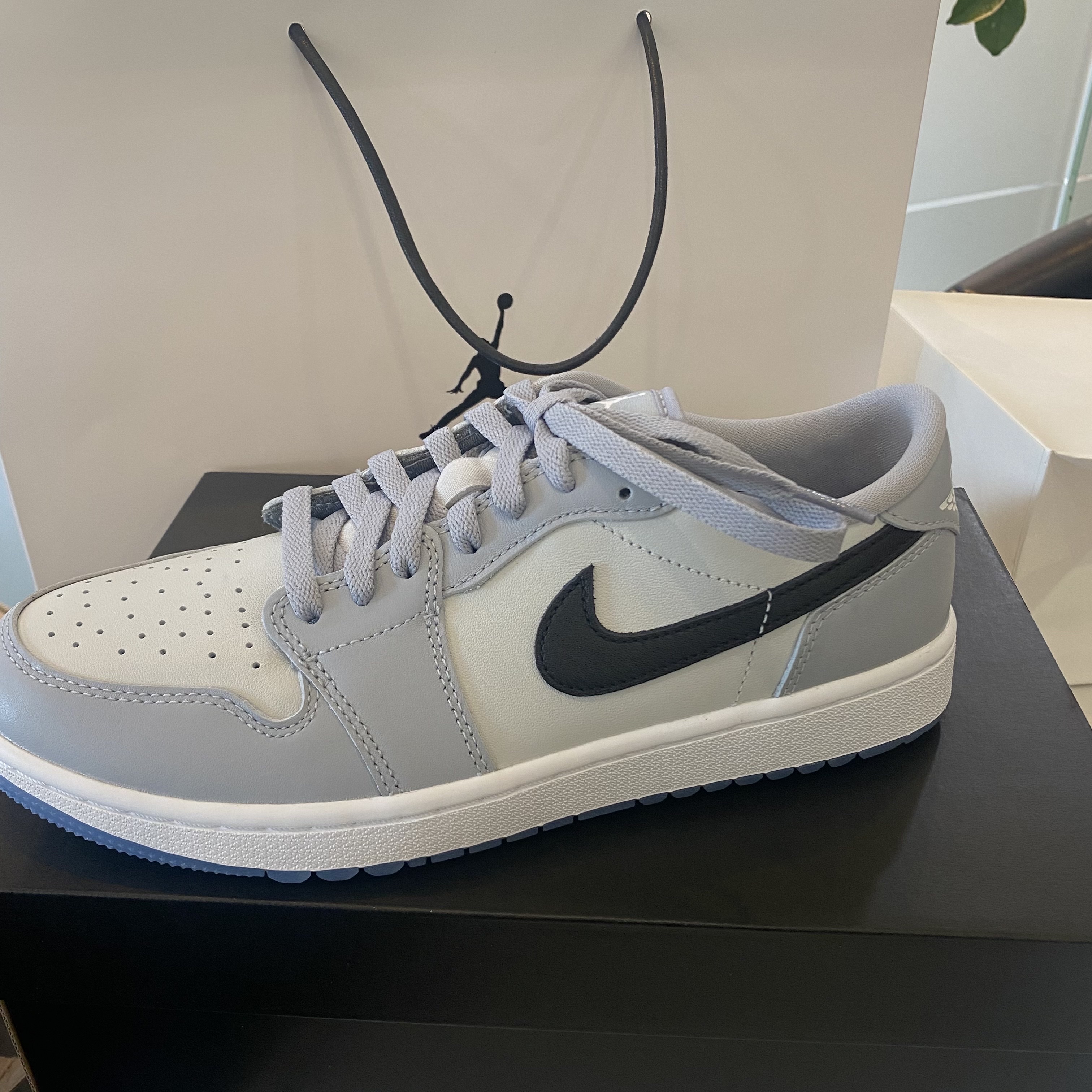 Jordan 1 Low Golf Wolf Grey 착용 스타일
