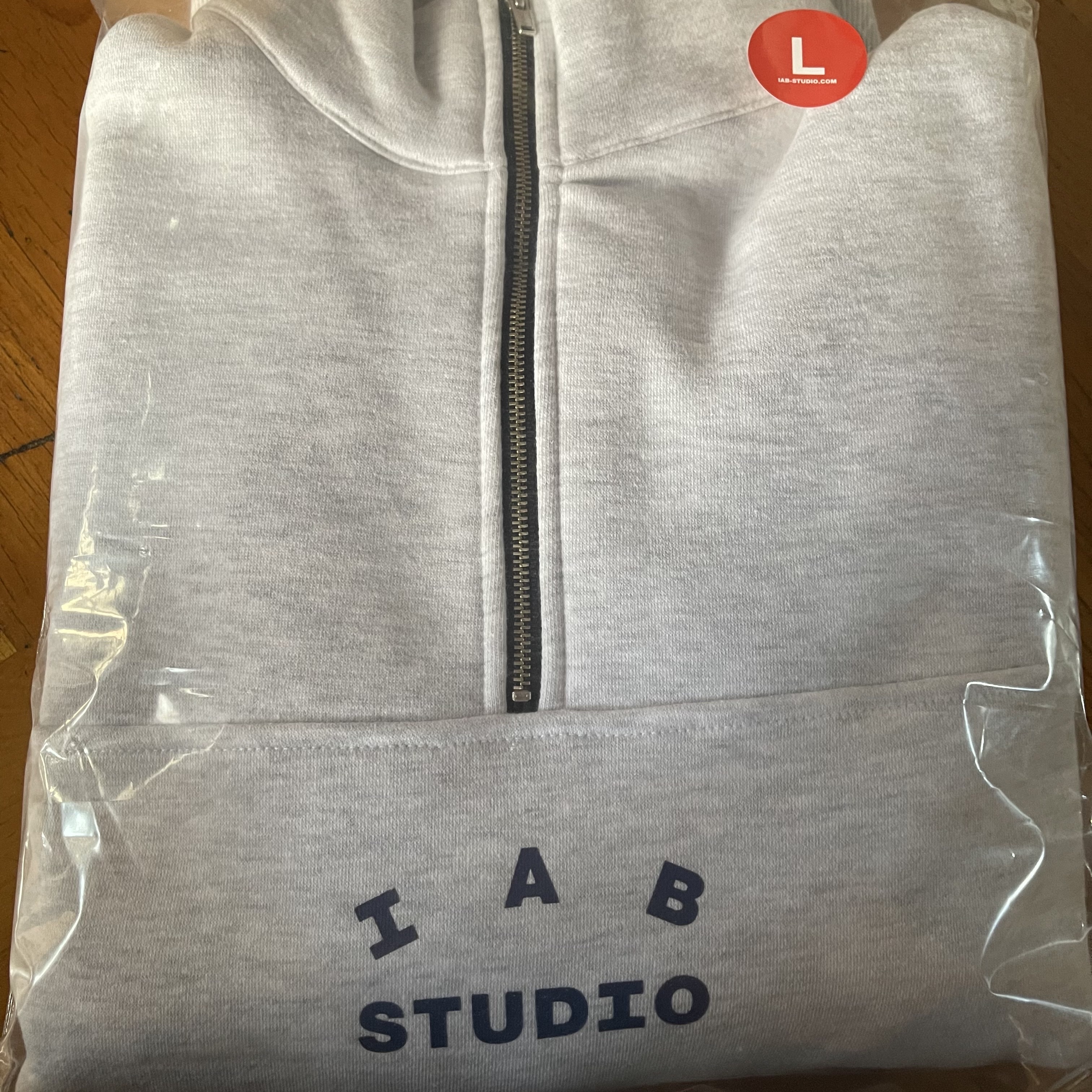 IAB Studio Half Zip Pullover Light Gray, Acne Studios Canada Narrow New Wool Muffler Black 착용 스타일 - 1