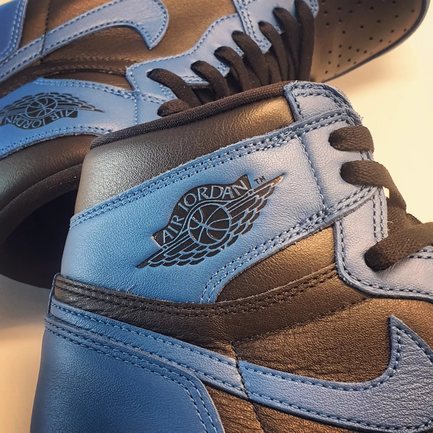 Jordan 1 Retro High OG Dark Marina Blue, (GS) Jordan 1 Retro High OG Dark Marina Blue 착용 스타일 - 2