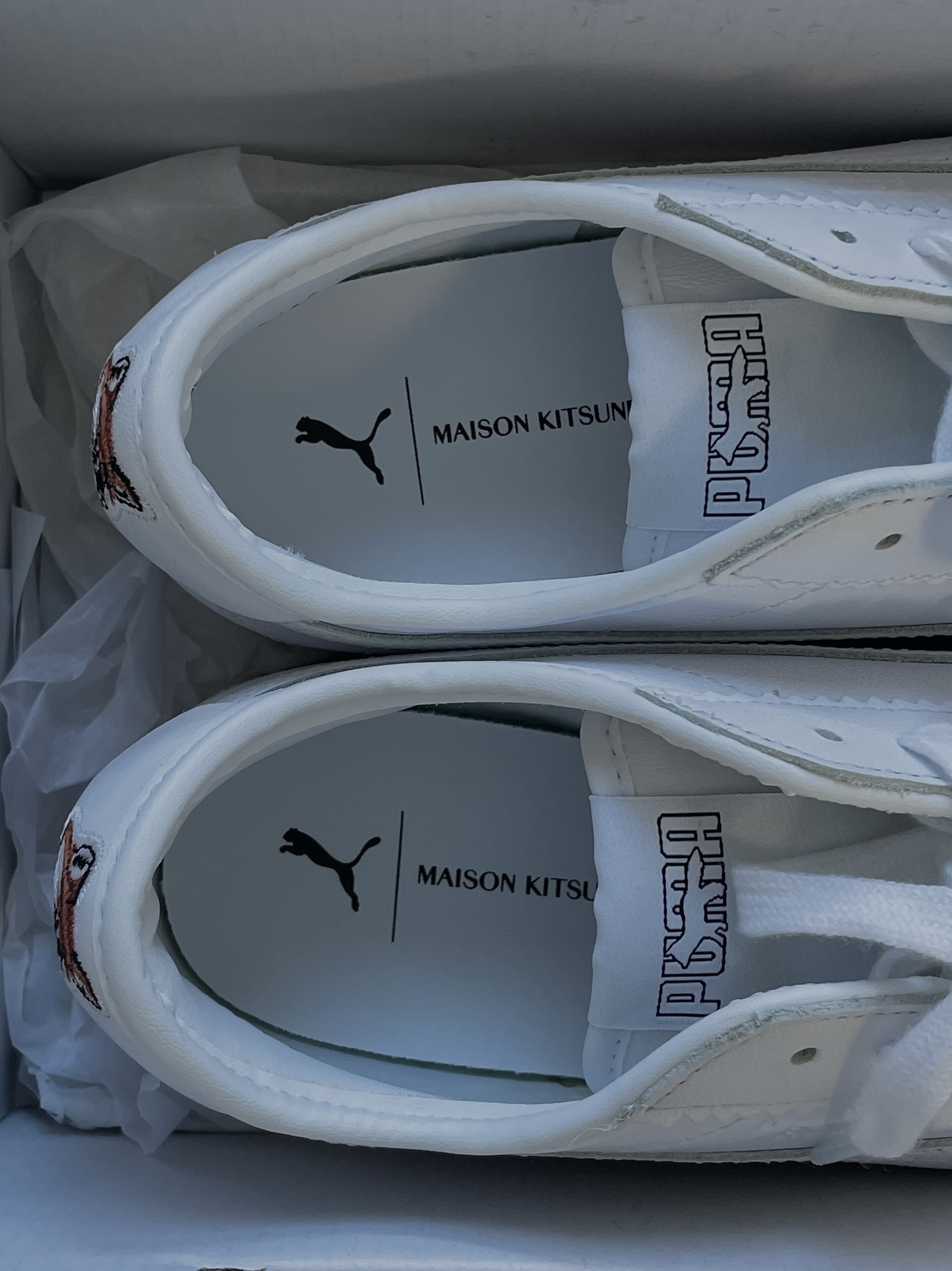 Puma x Maison Kitsune Roma White 착용 스타일 - 3