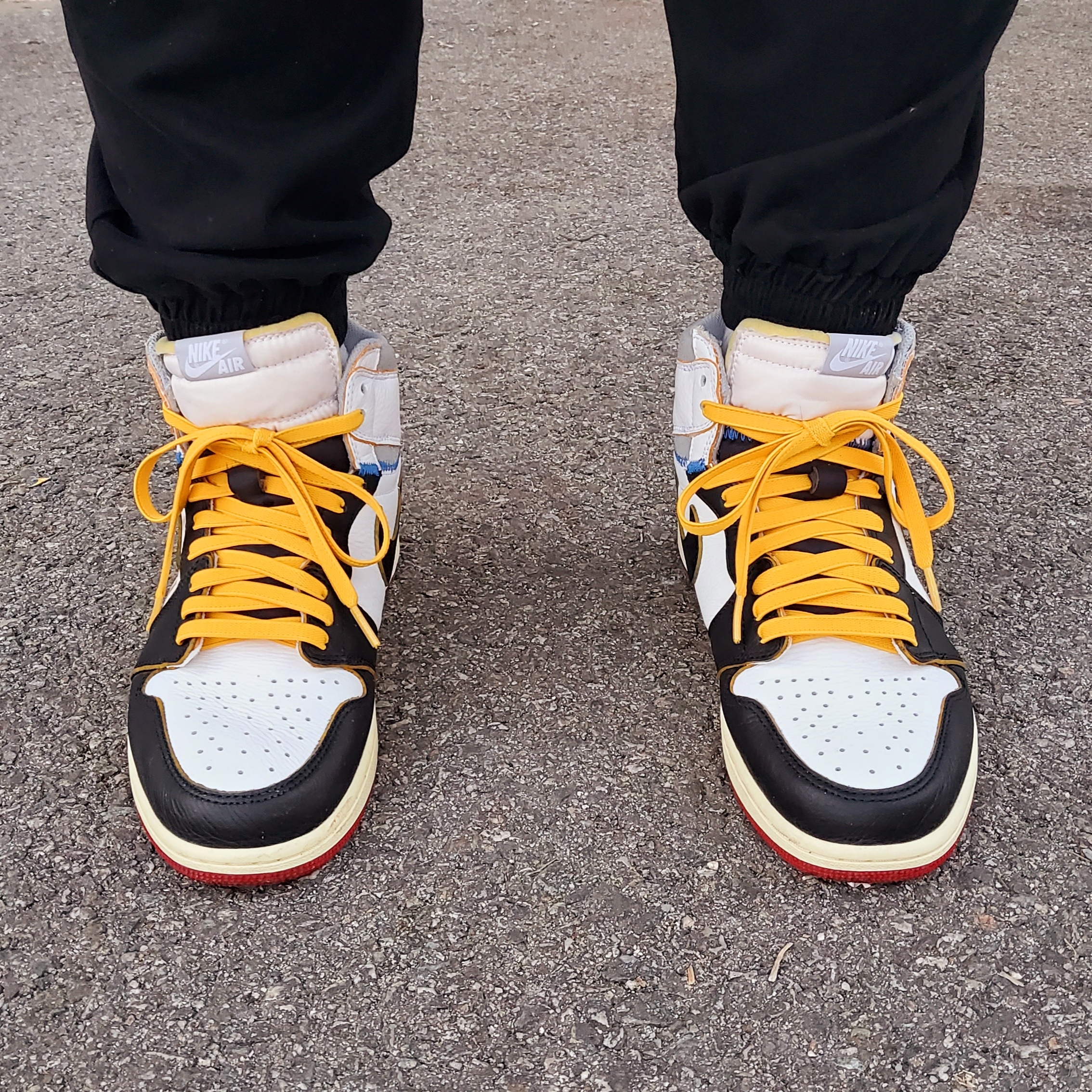 Jordan 1 x Union Retro High Black Toe 착용 스타일 - 1