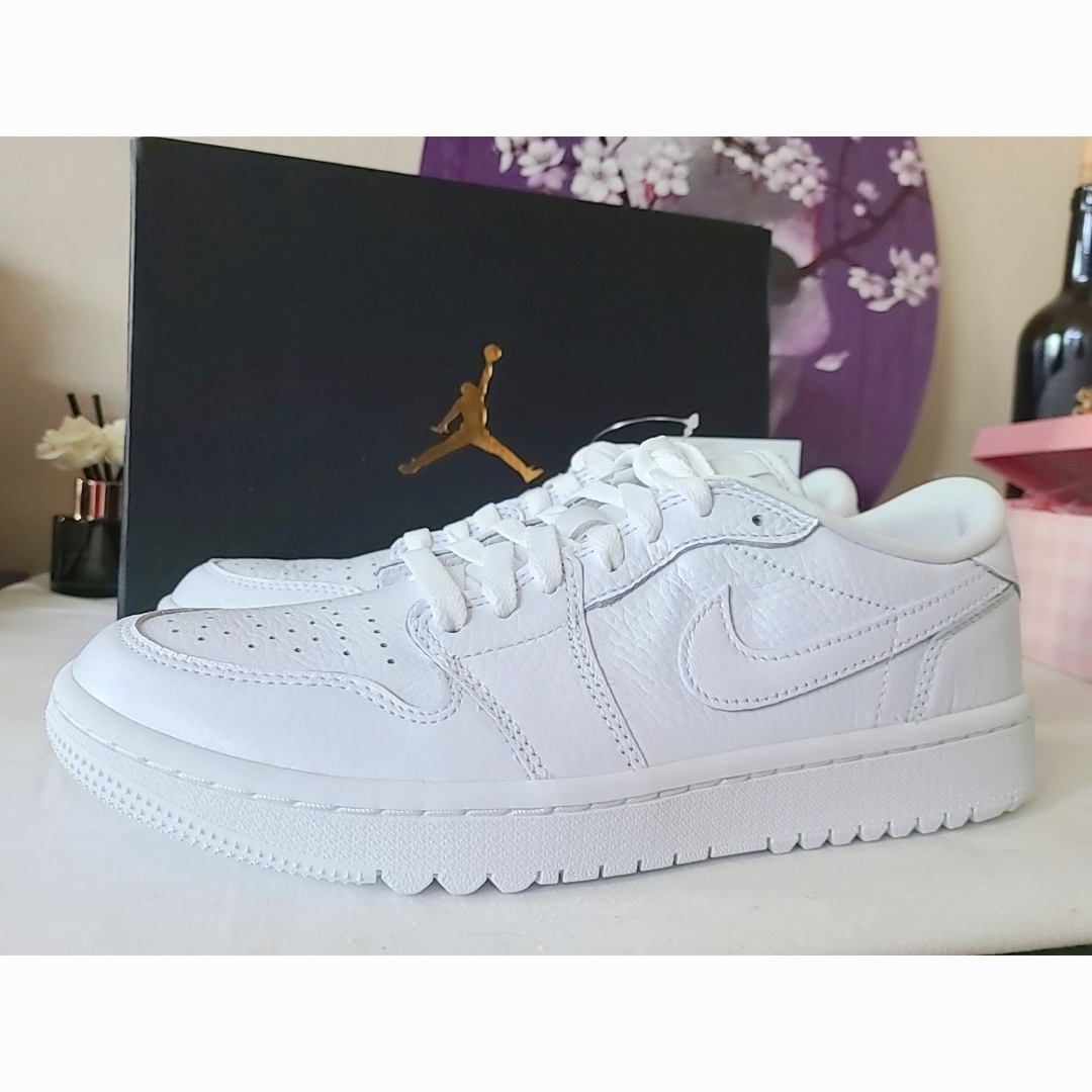 Jordan 1 Low Golf Triple White 착용 스타일