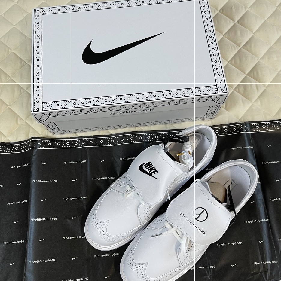 Nike x Peaceminusone Kwondo1 White 착용 스타일 - 2