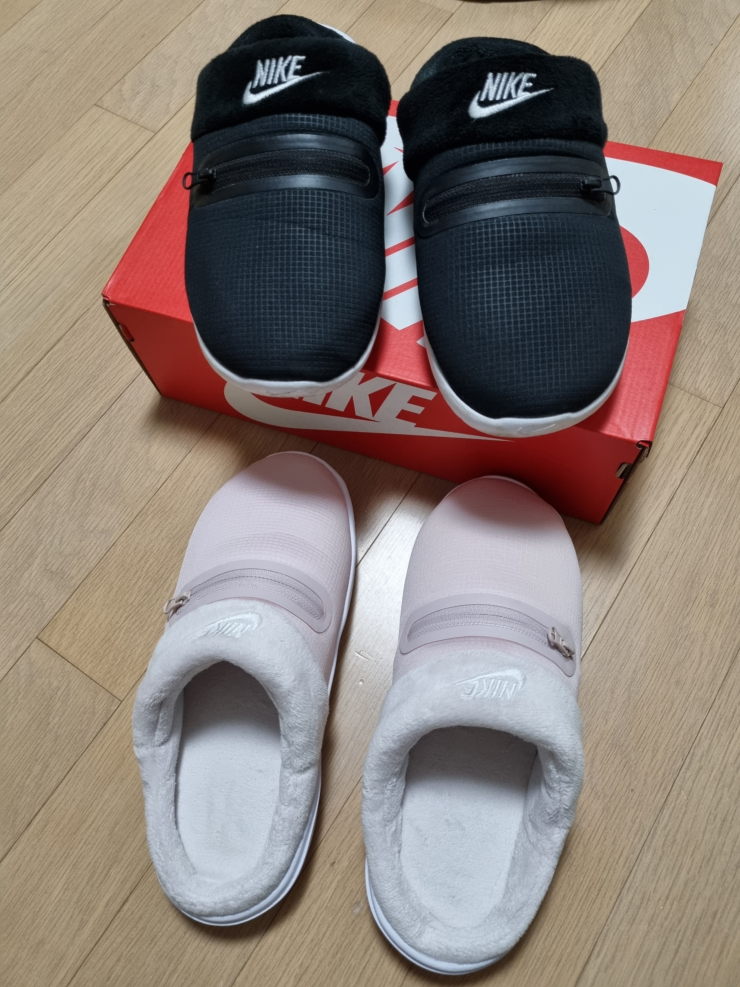 Nike Burrow Black White, (W) Nike Burrow Barely Rose 착용 스타일 - 1