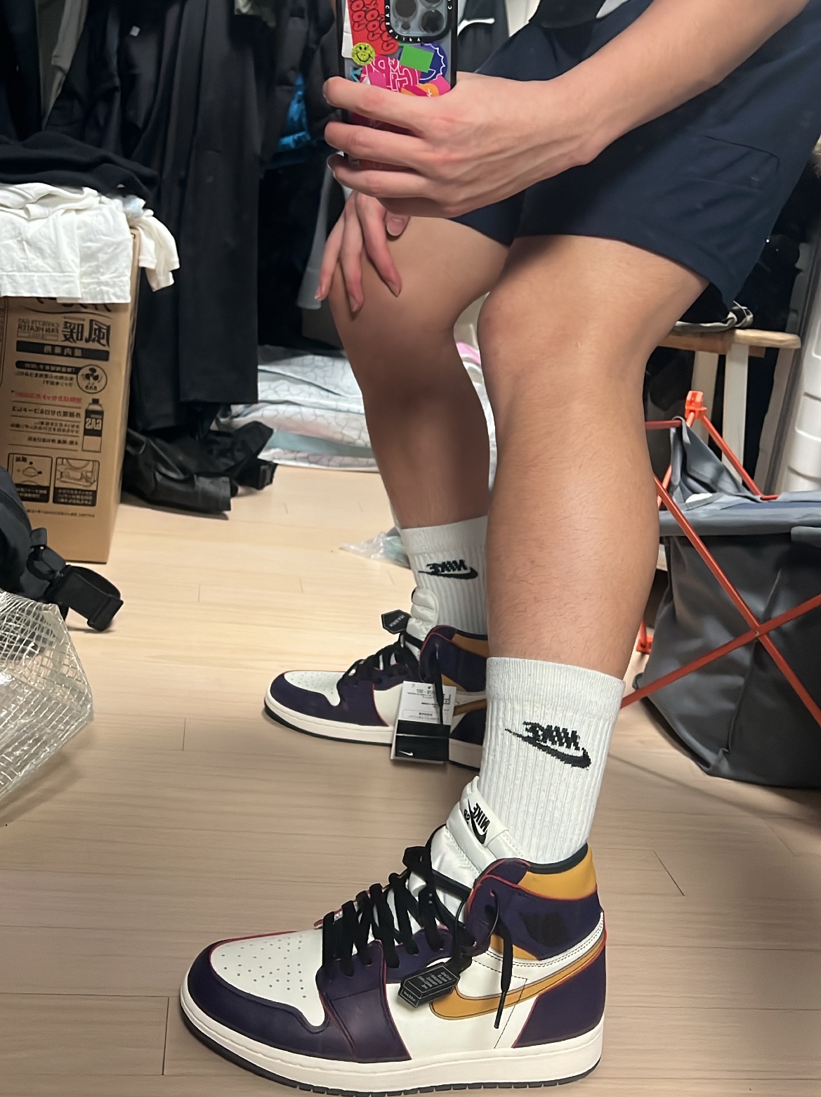Jordan 1 Retro High OG Defiant SB LA to Chicago 착용 스타일