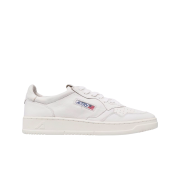 Autry Medalist Low Solid Goatskin Sneakers Optic White