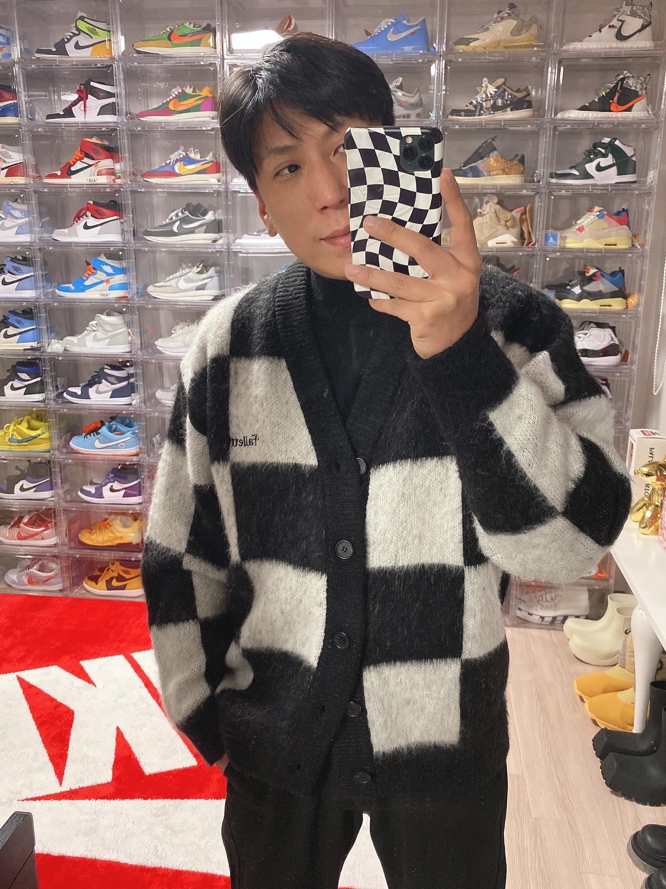 Nike x Sacai LDWaffle White Nylon 착용 스타일 - 2