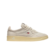 Autry Medalist Low Nubuck Leather Sneakers White