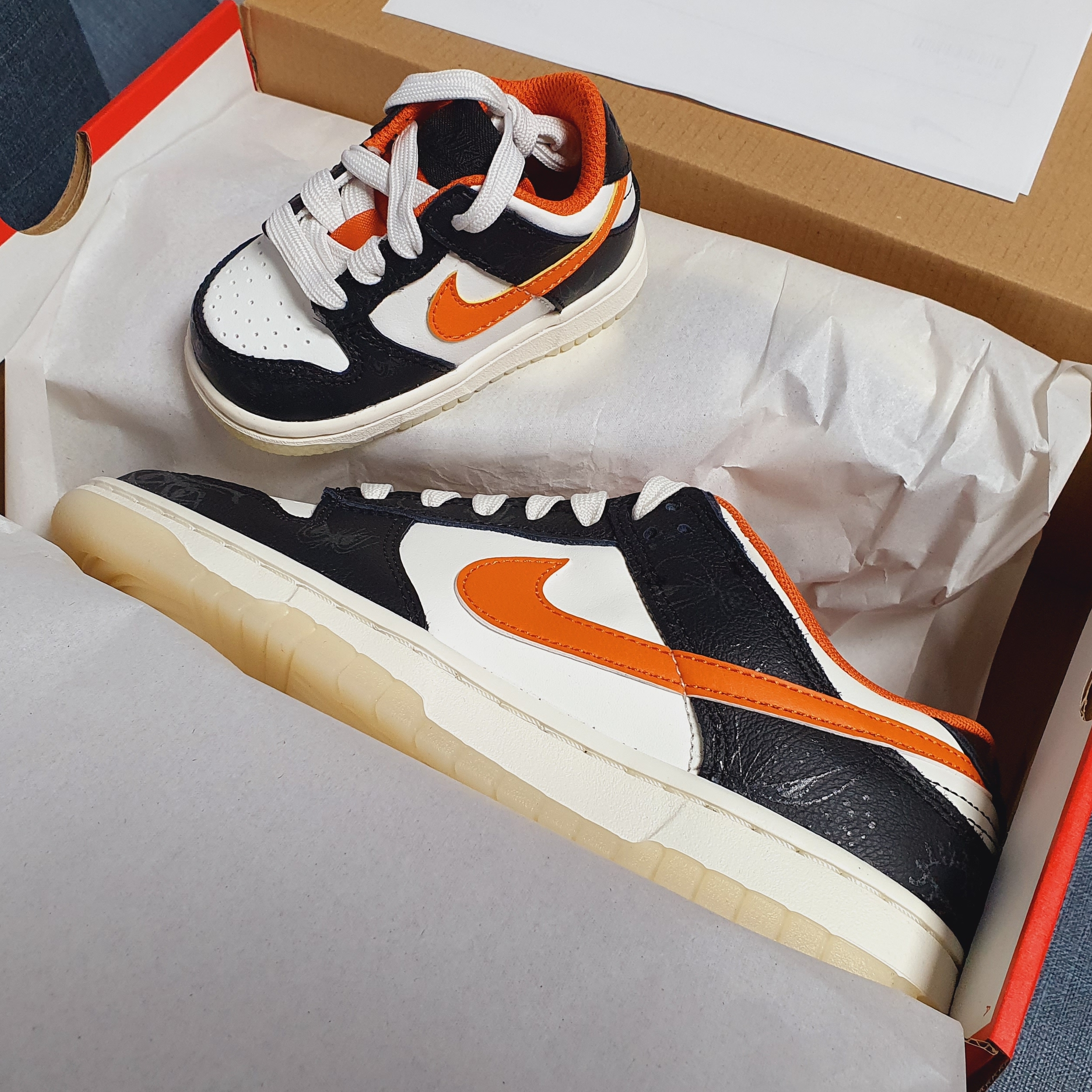 (TD) Nike Dunk Low PRM Halloween, Nike Dunk Low Retro PRM Halloween 착용 스타일 - 1