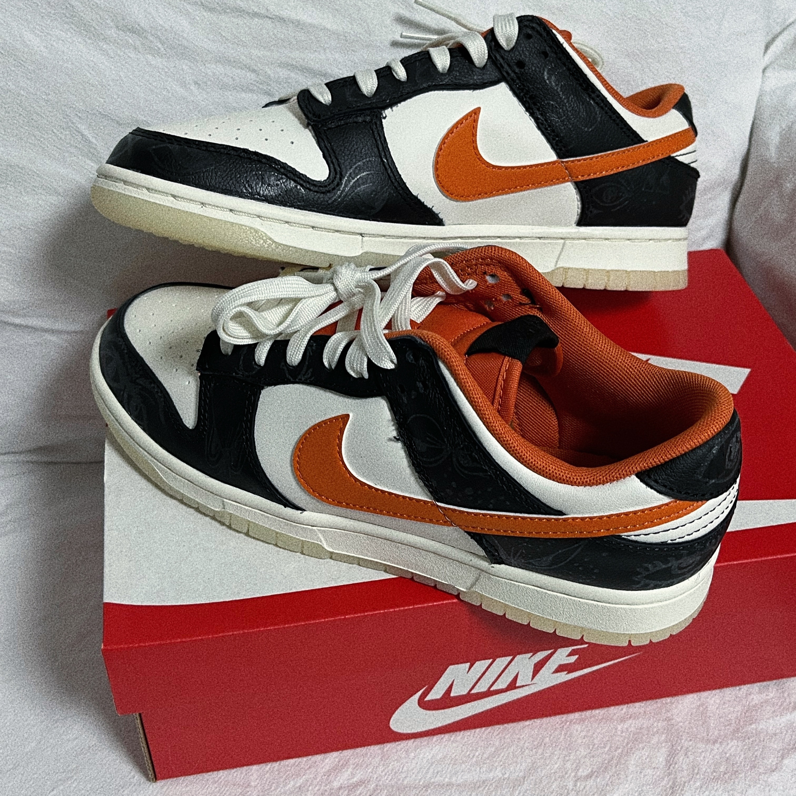 Nike Dunk Low Retro PRM Halloween 착용 스타일 - 3