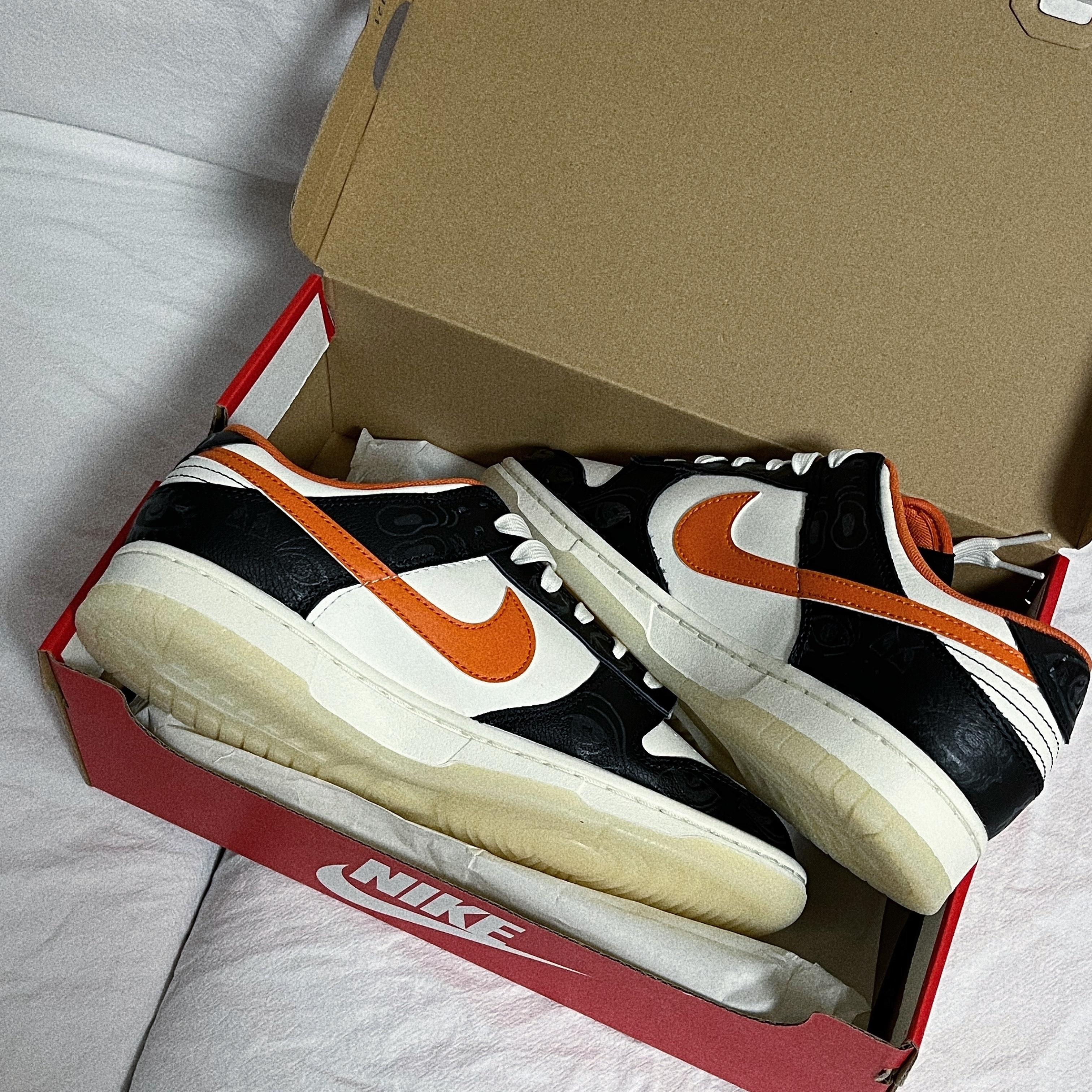 Nike Dunk Low Retro PRM Halloween 착용 스타일 - 1