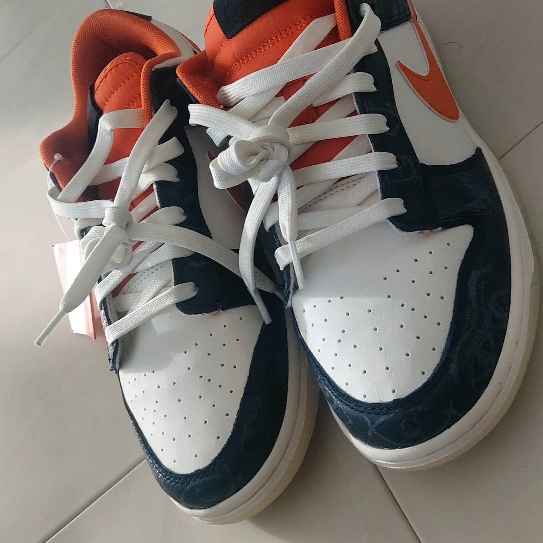 Nike Dunk Low Retro PRM Halloween 착용 스타일 - 2
